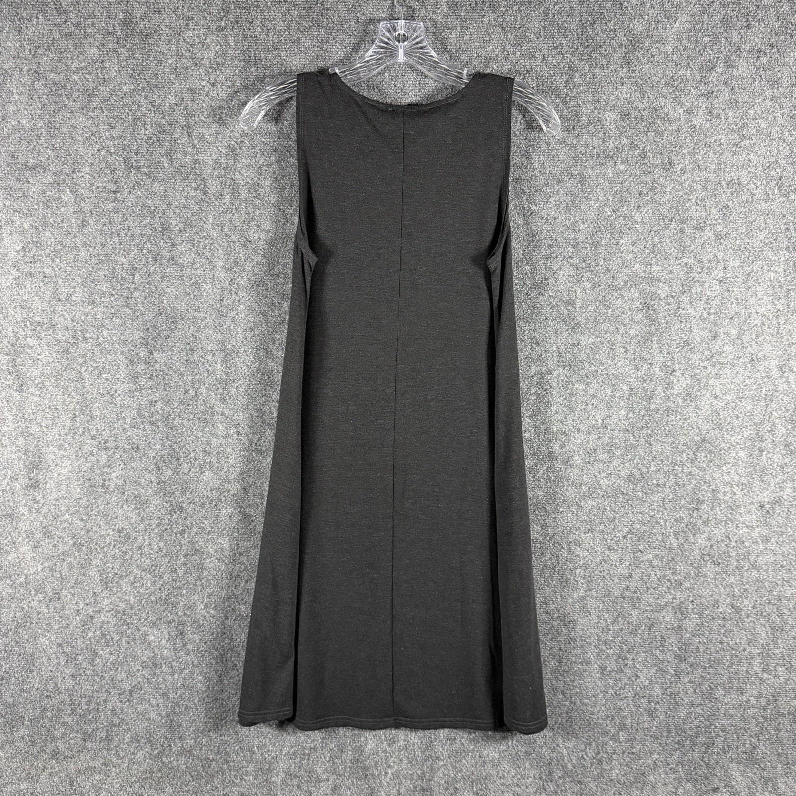 Free Fly Bamboo Flex Sleeveless Midi Dress Womens M Charcoal Stretch Casual Soft