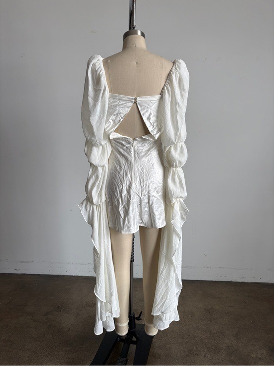 $329 NWT For Love And Lemons “Willow” Ruched Mini Dress Sz X-Large