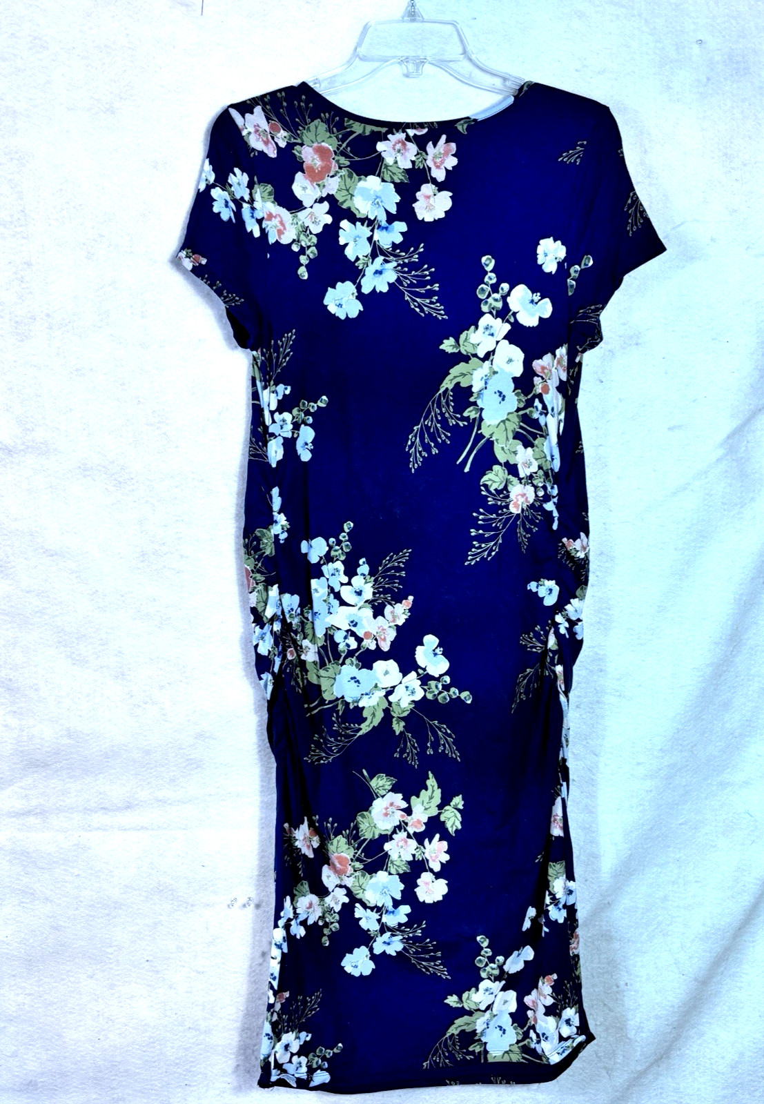 Isabel Maternity By Ingrid & Isabel Floral Print Dress XL Blue