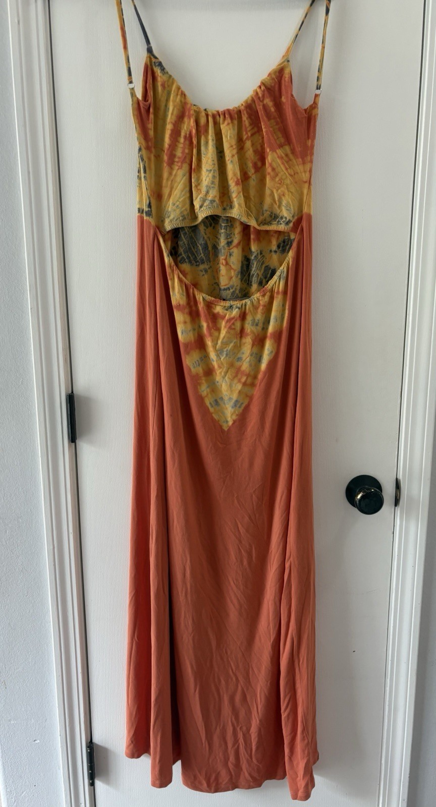 Gypsy 05 Bamboo Tie Dye Maxi Dress Size Small Boho Vacation