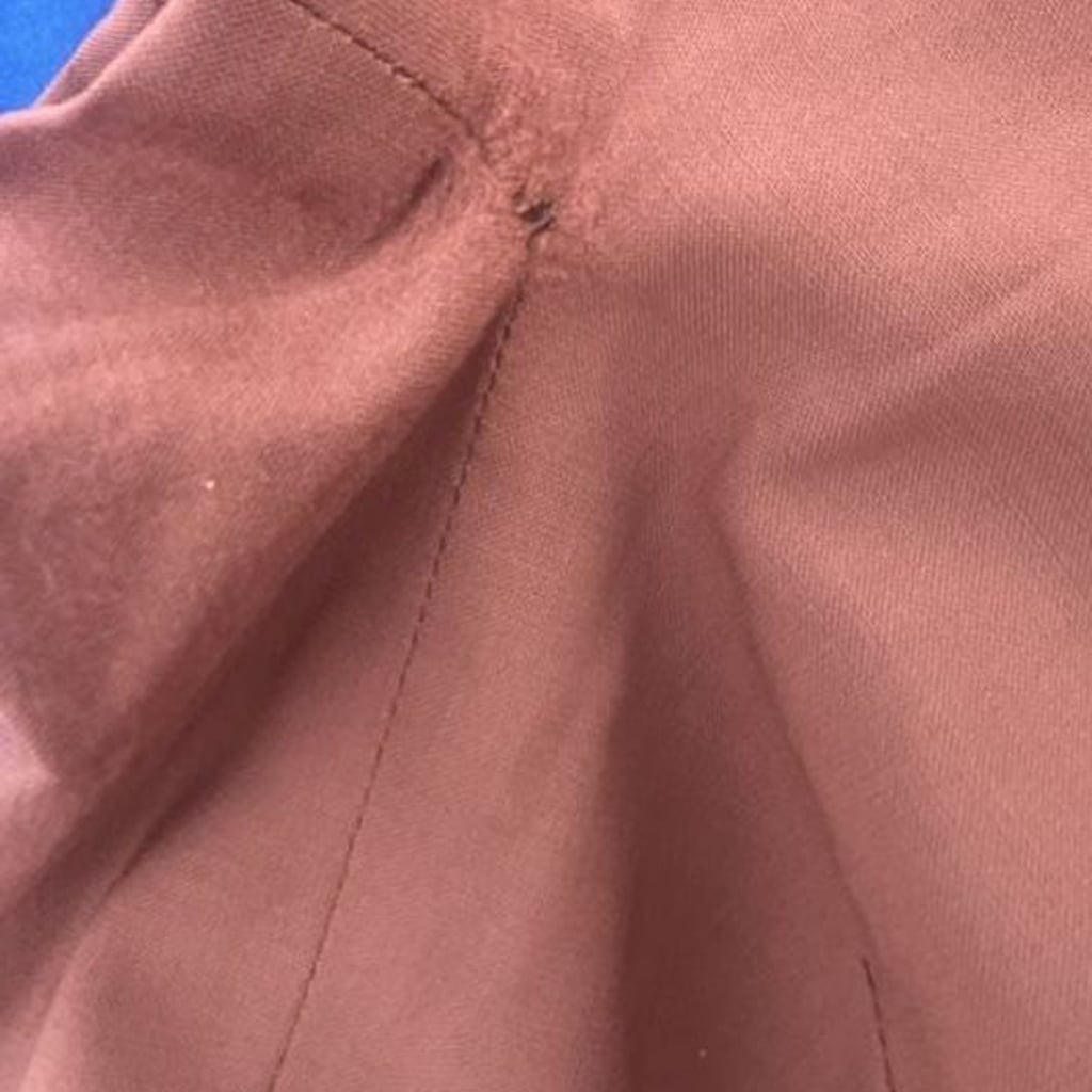 MM.LaFleur Size 4 Mauve V-Neck Short Sleeve Sheath Dress