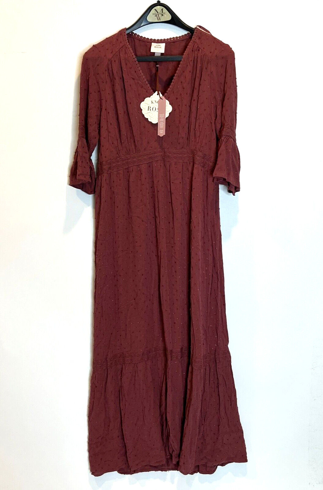 NWT Knox Rose Spring Day Dress Womens Size Large L Separate Liner Slip Dress