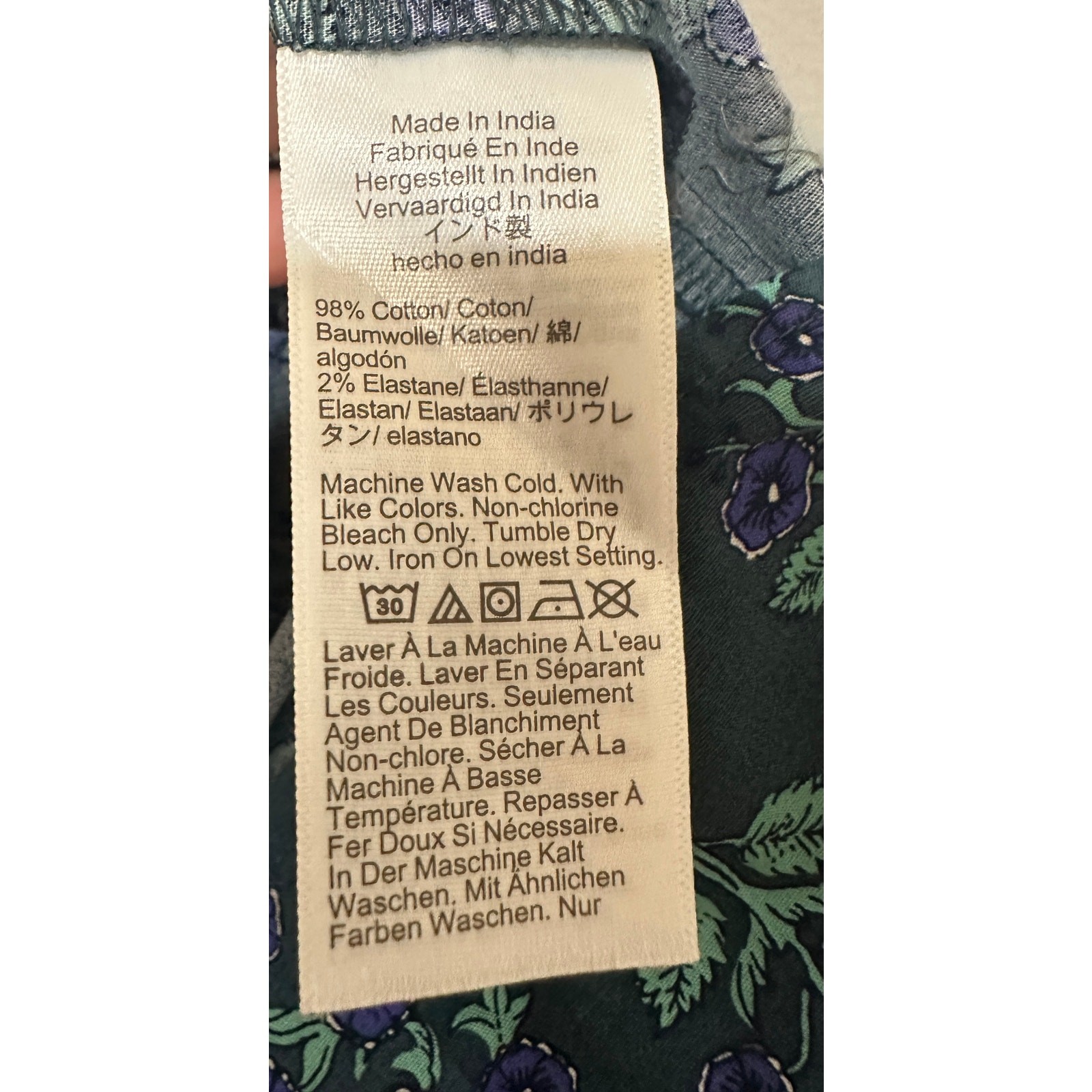 J. Crew Printed Mock Neck Tiered Midi Dress Warm Spruce Green Blue Size 16 NWT