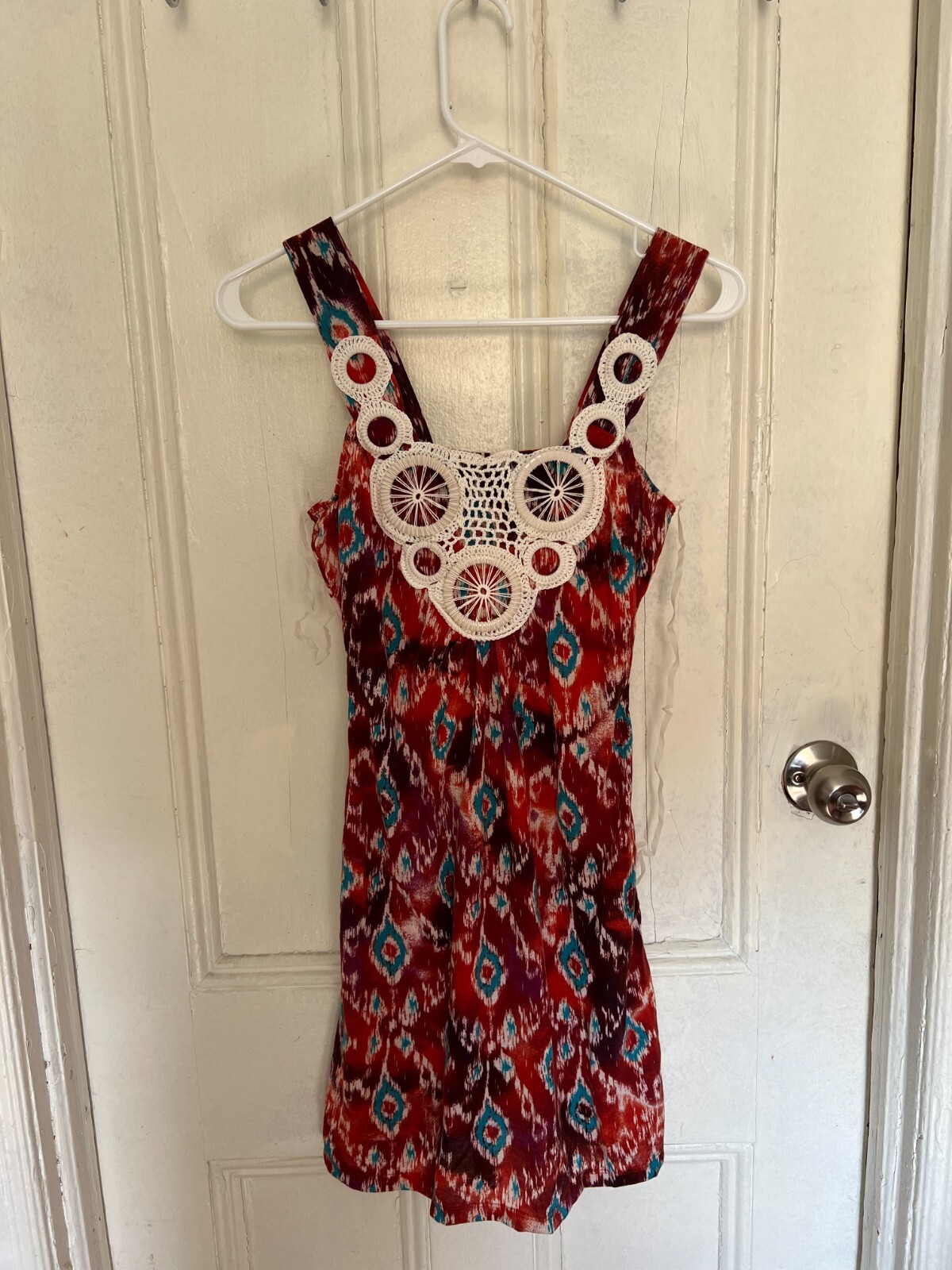 L8ter Dress Multicolor Sleeveless Mini Size S NWT