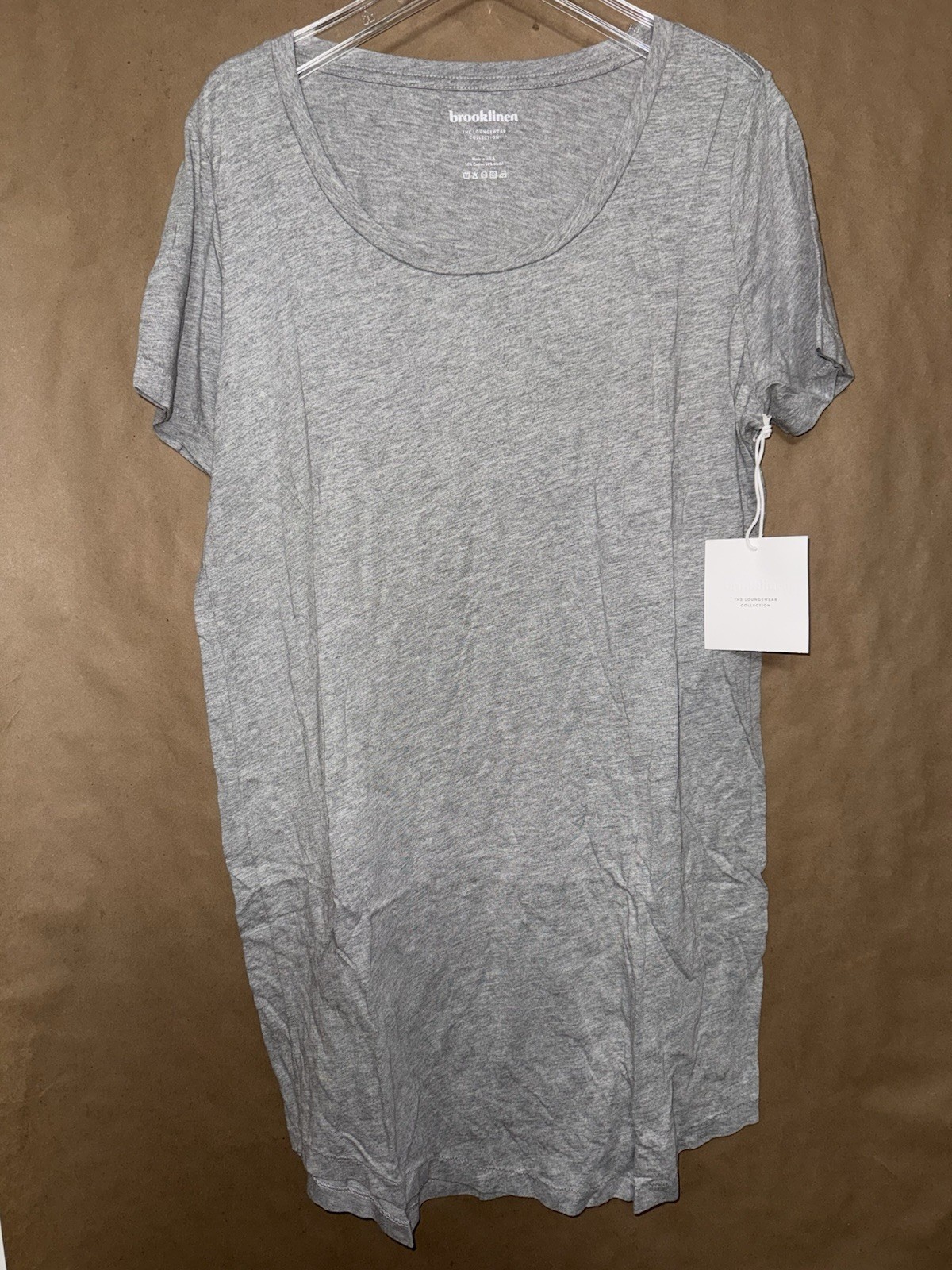 Brooklinen Women’s The Morningside Dress Heather Grey Large