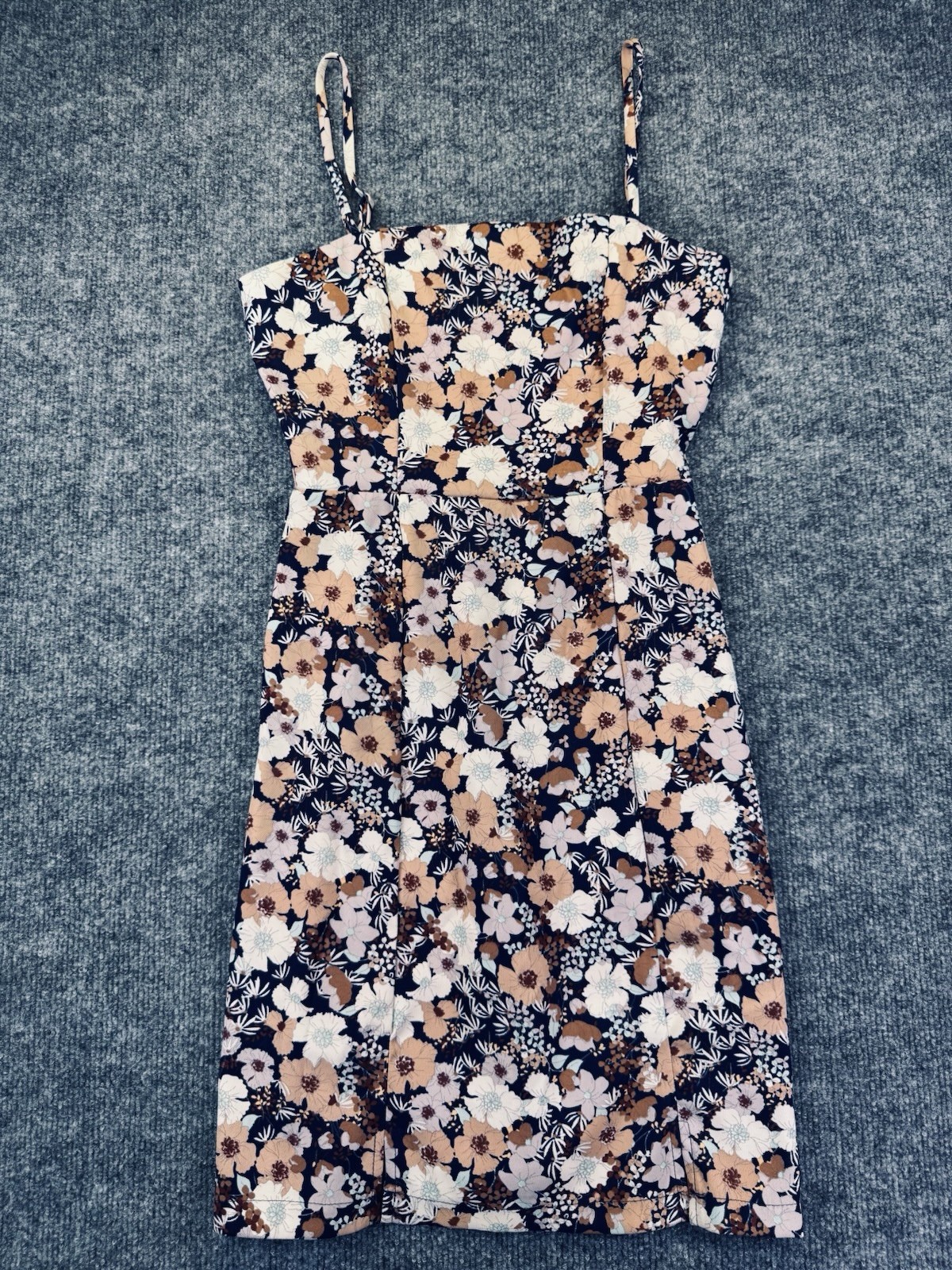 Originality Dillard’s Women’s XS Floral Mini Dress Spaghetti Strap Fitted A-Line