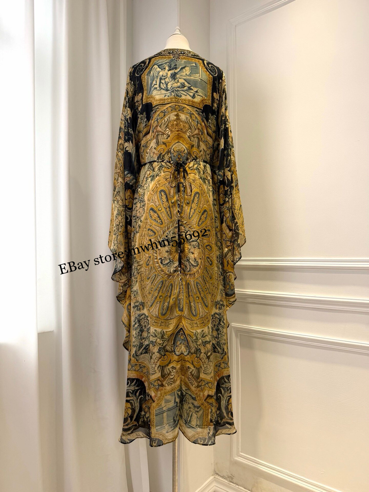 CAMILLA 2026 Maxi Dresses Elegant Temperament Holiday Retro Print Dress