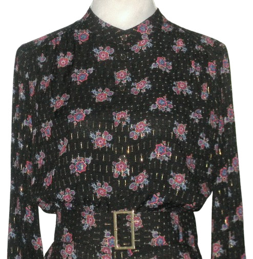 NWT Elie Tahari THE RUE Silk Blend VERSAILLES Print Shirt Dress Women 12 MSP$525