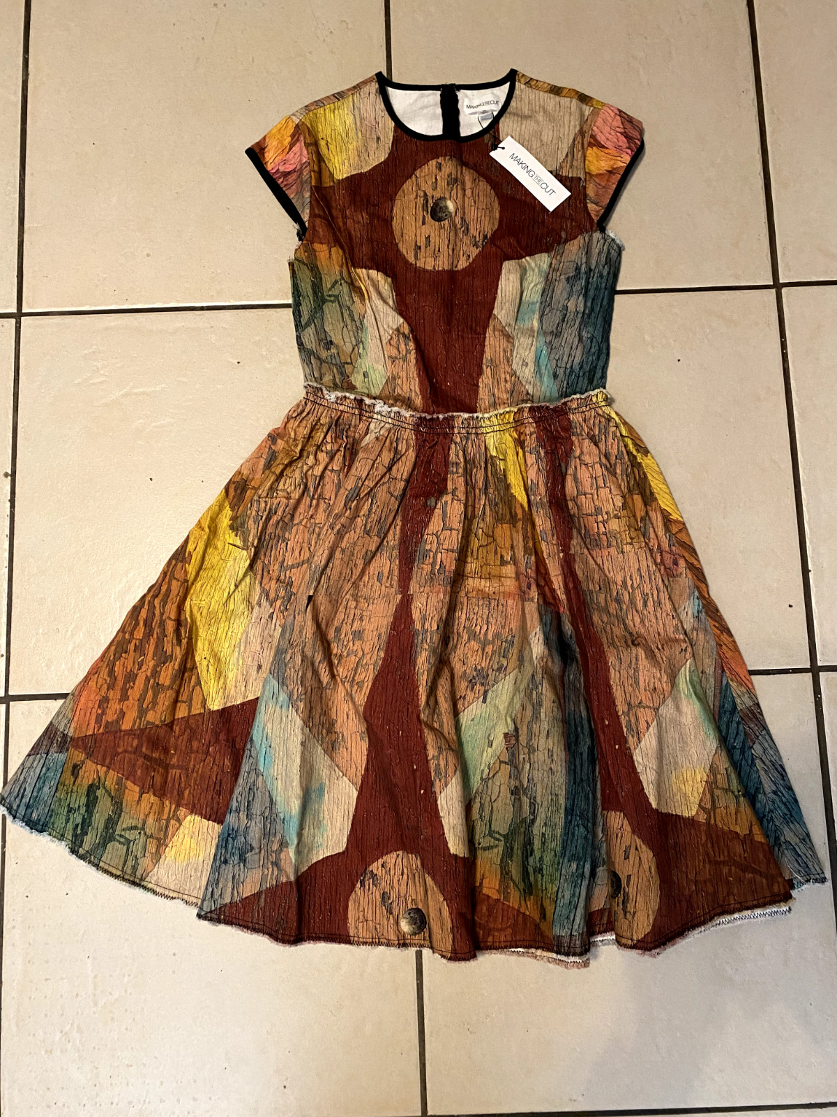 Making the Cut Dress Women XSmall Season 2 Ep 5 Carnival Canvas Gary Fit Flair