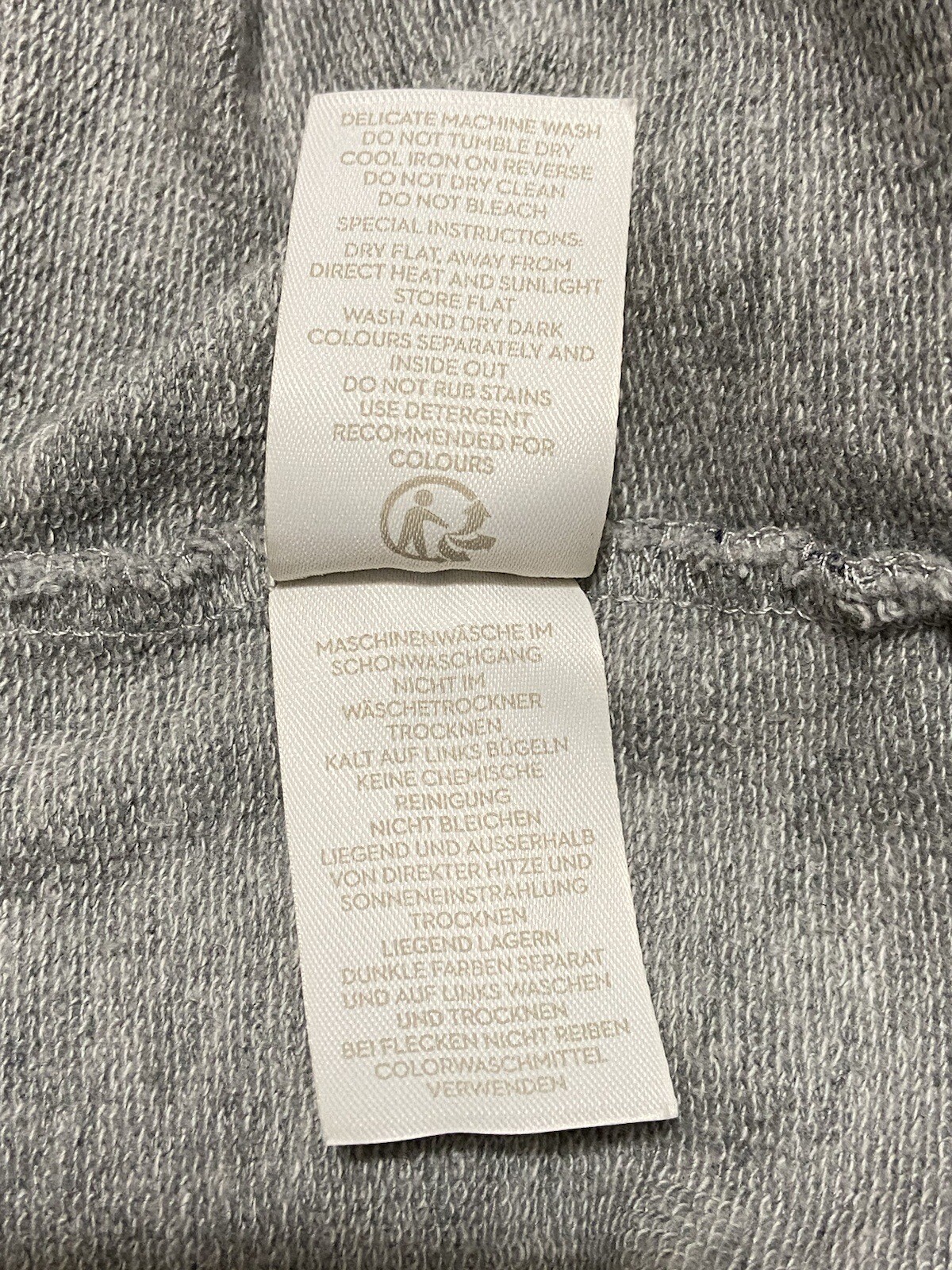 Boden Heather Gray Flying Birds Sparrow Dove Sweatshirt Dress Sz 6R