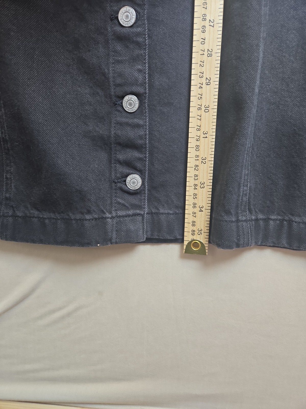 Levi’s Black Denim Dress With Pockets XXL New With Tags Standard Fit