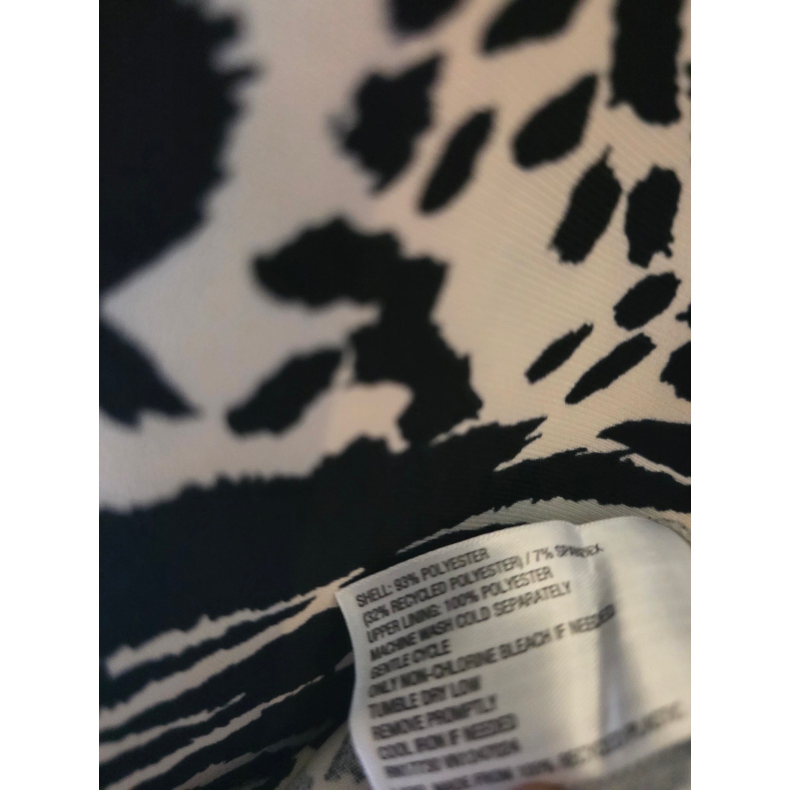 Sergio Hudson Target Midi Dress S Womens Black White Back Zip V Neck