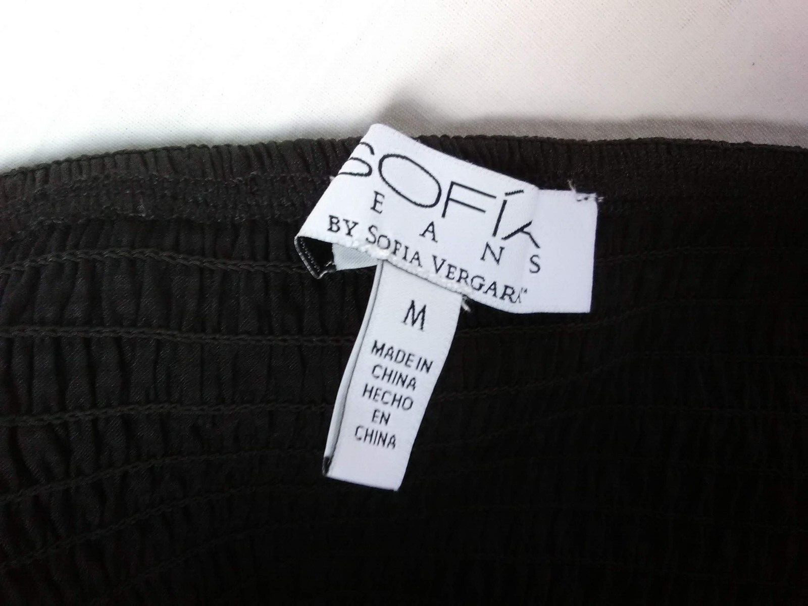 Sofia Jeans By Sofia Vergara Carly Midi Black Slip Dress Mid Calf Length Medium