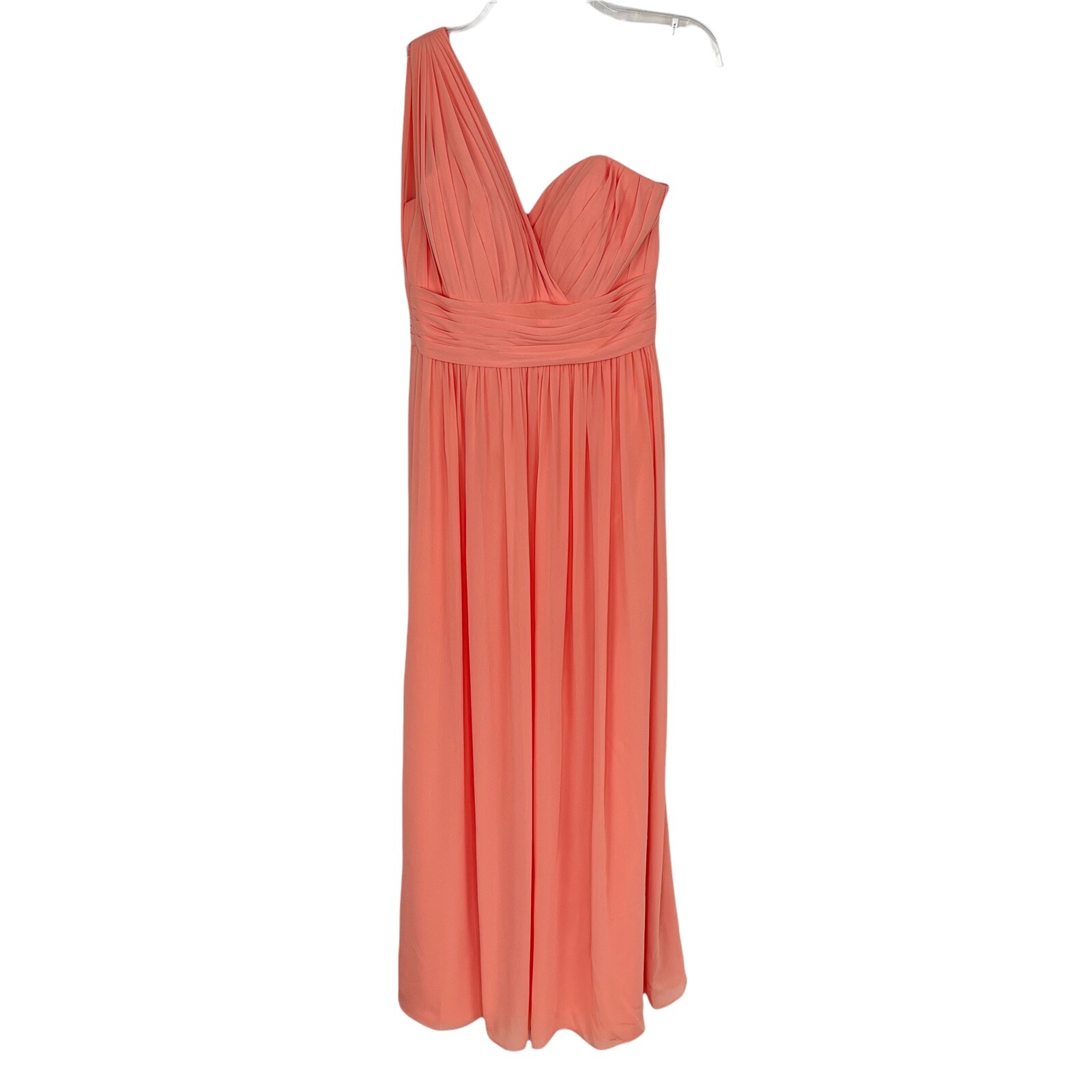 Watters & Watters One Shoulder Chiffon Formal Bridesmaid Maxi Dress Women’s Sz 8