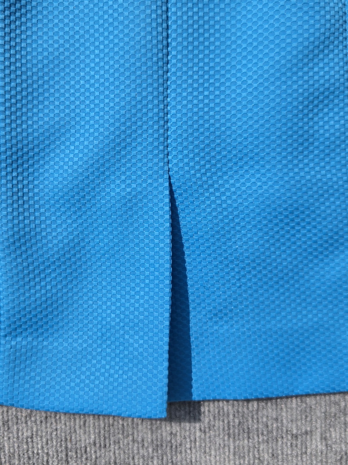 Tahari Arthur S. Levine Womens 4P Petite Blue Sheath Square Neck Lined