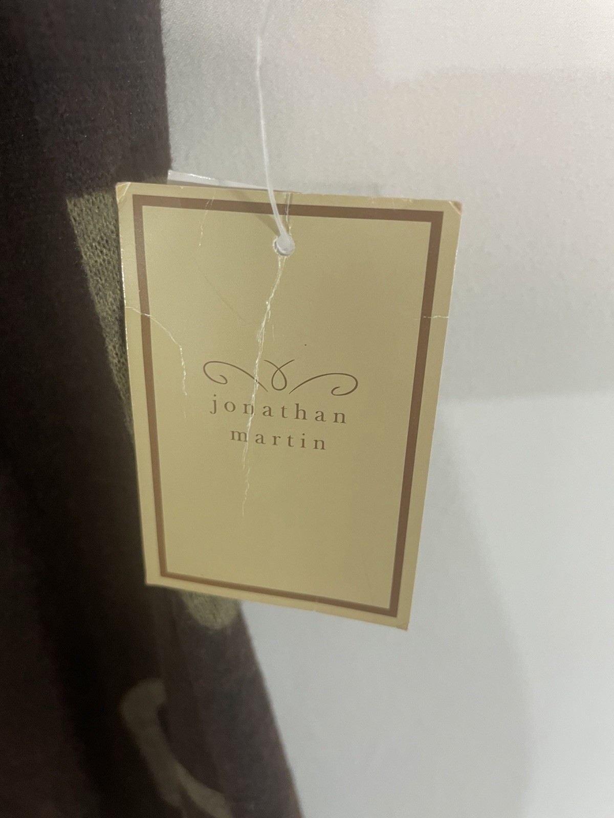 Jonathan Martin Womens Brown Geometric A-Line Knee Dress Zip Back Sz 12 NWT.