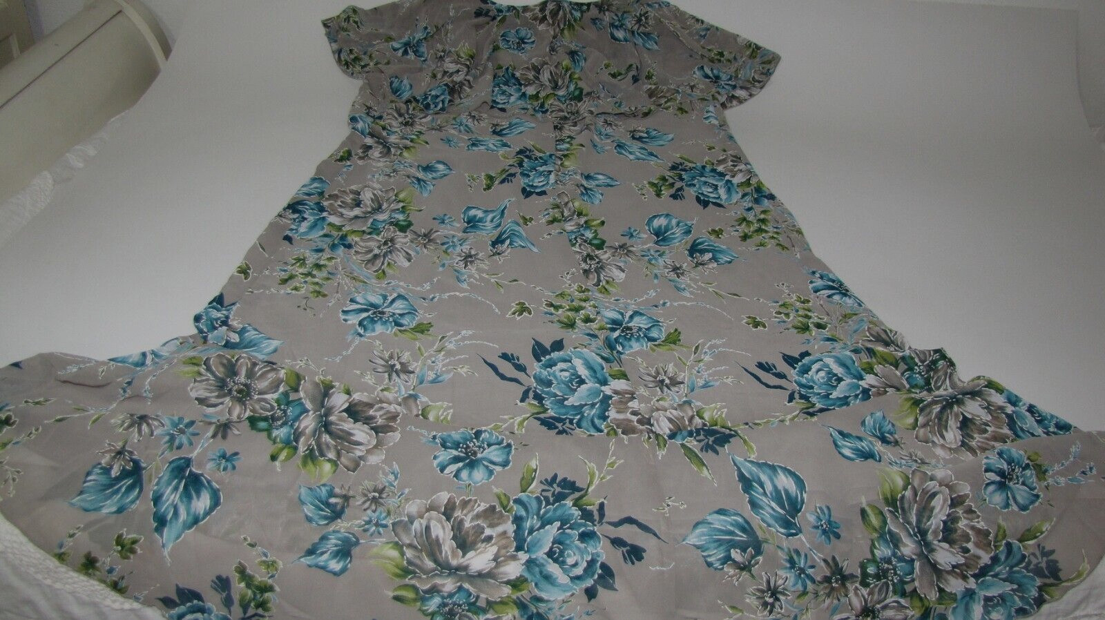 NWT Isabel Hayley Timeless Trends flowy Coctail dress Teal Flowers Women’s 18W