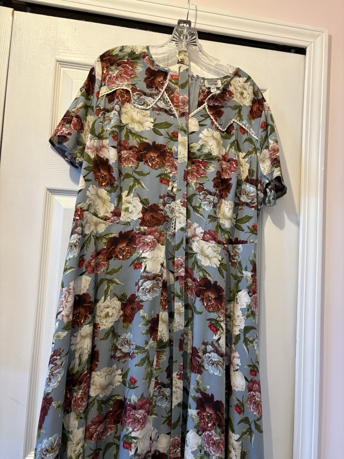 Unique Vintage Modest 1940’s-1950’s Style Dress 1x