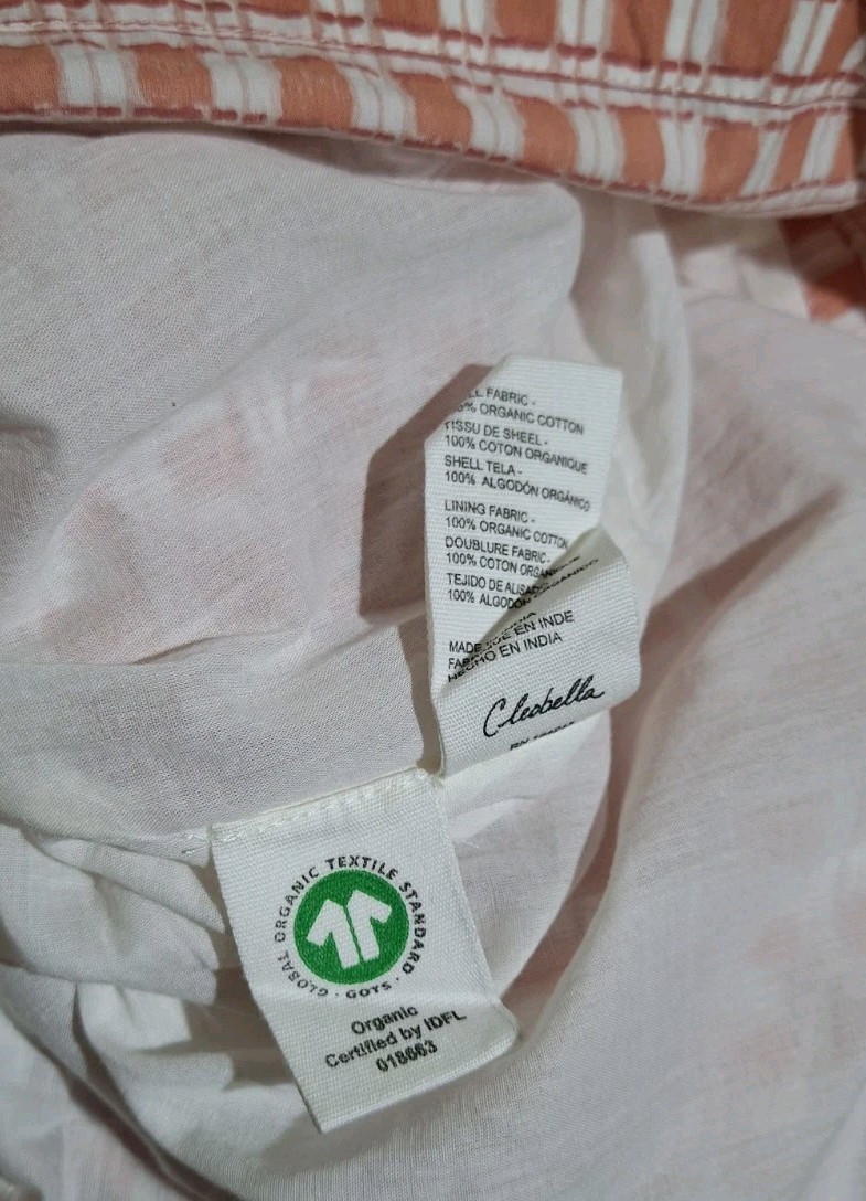 Cleobella Bellini Plaid Smocked Magnolia Ankle Dress M NEW $288
