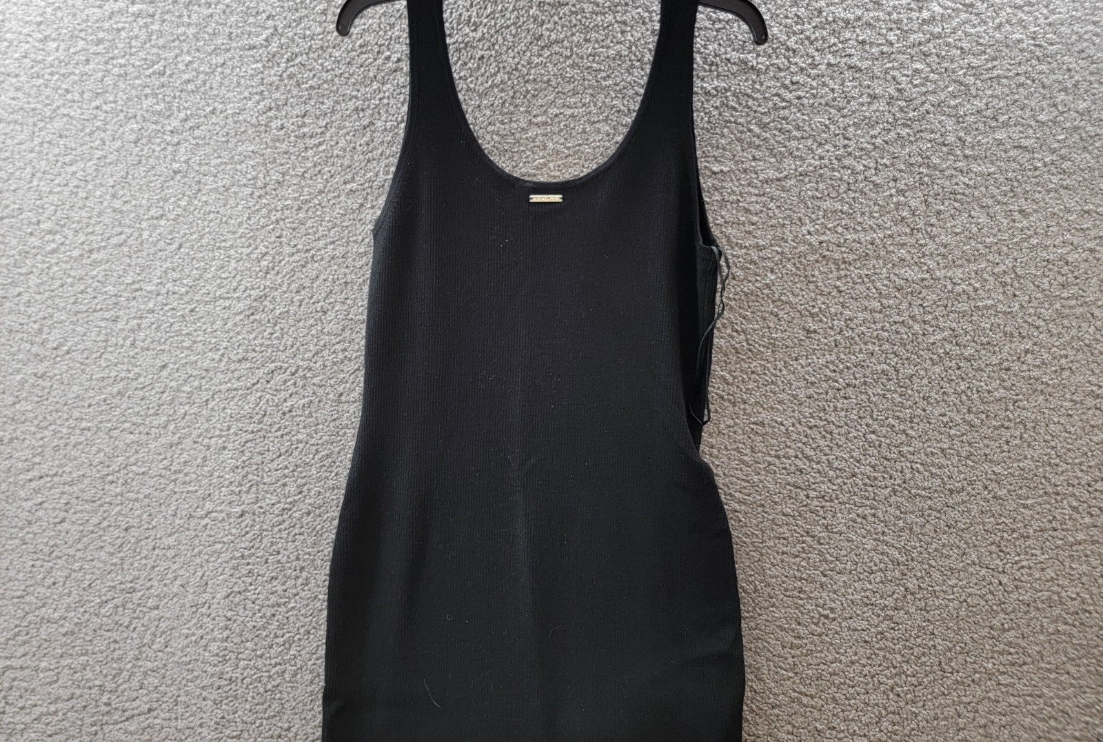 MICHAEL Michael Kors Sleeveless Wool Blend Midi Dress Women’s XL Black Pullover