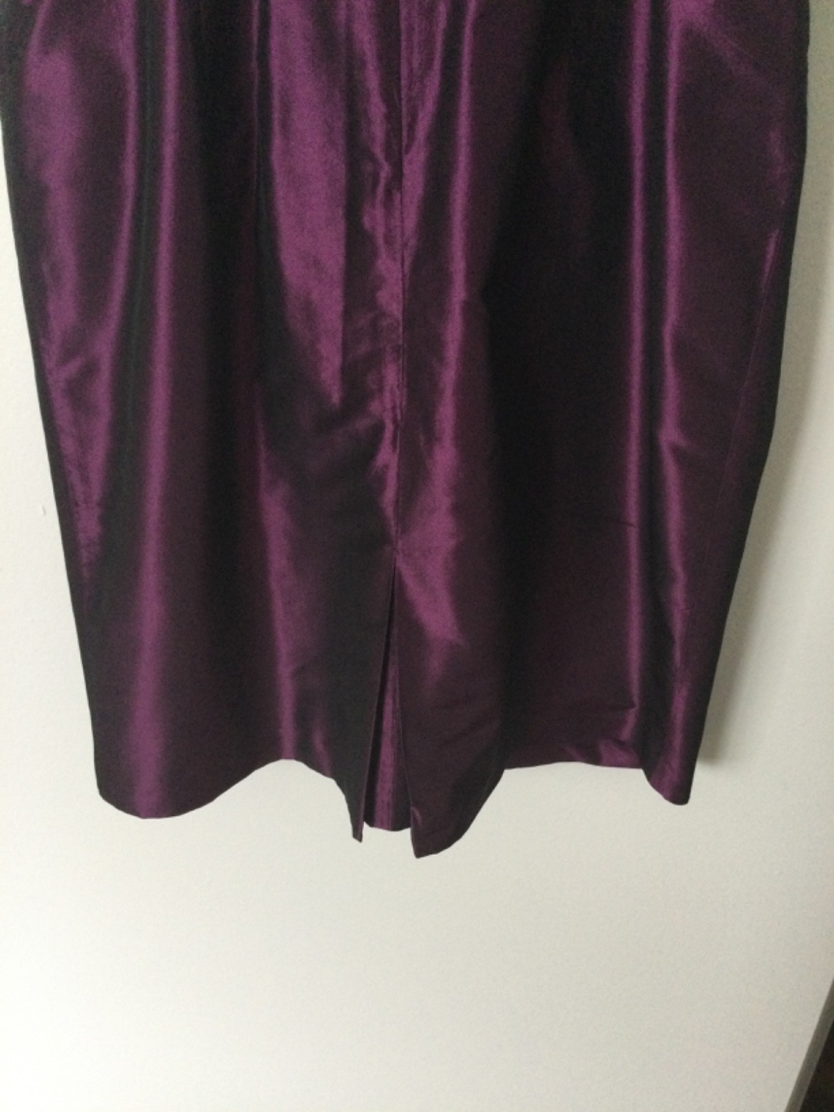 VERA WANG Lavender Label Purple Silk Cocktail Mini Dress 8 Straps Lined Zip