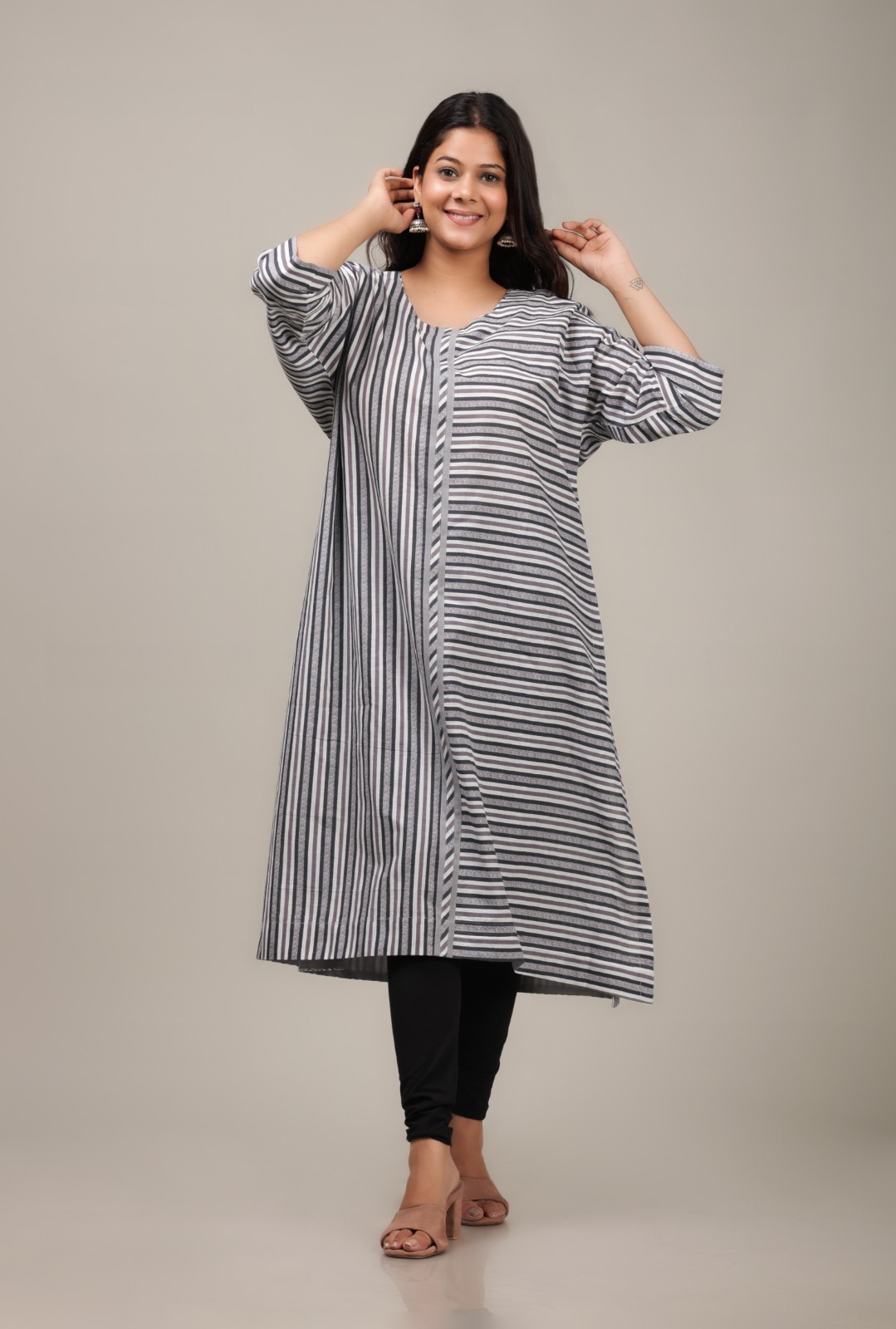 Women Boho Loose Maxi Dress Kaftan Summer Holiday Long Beach Sundress Size-XL