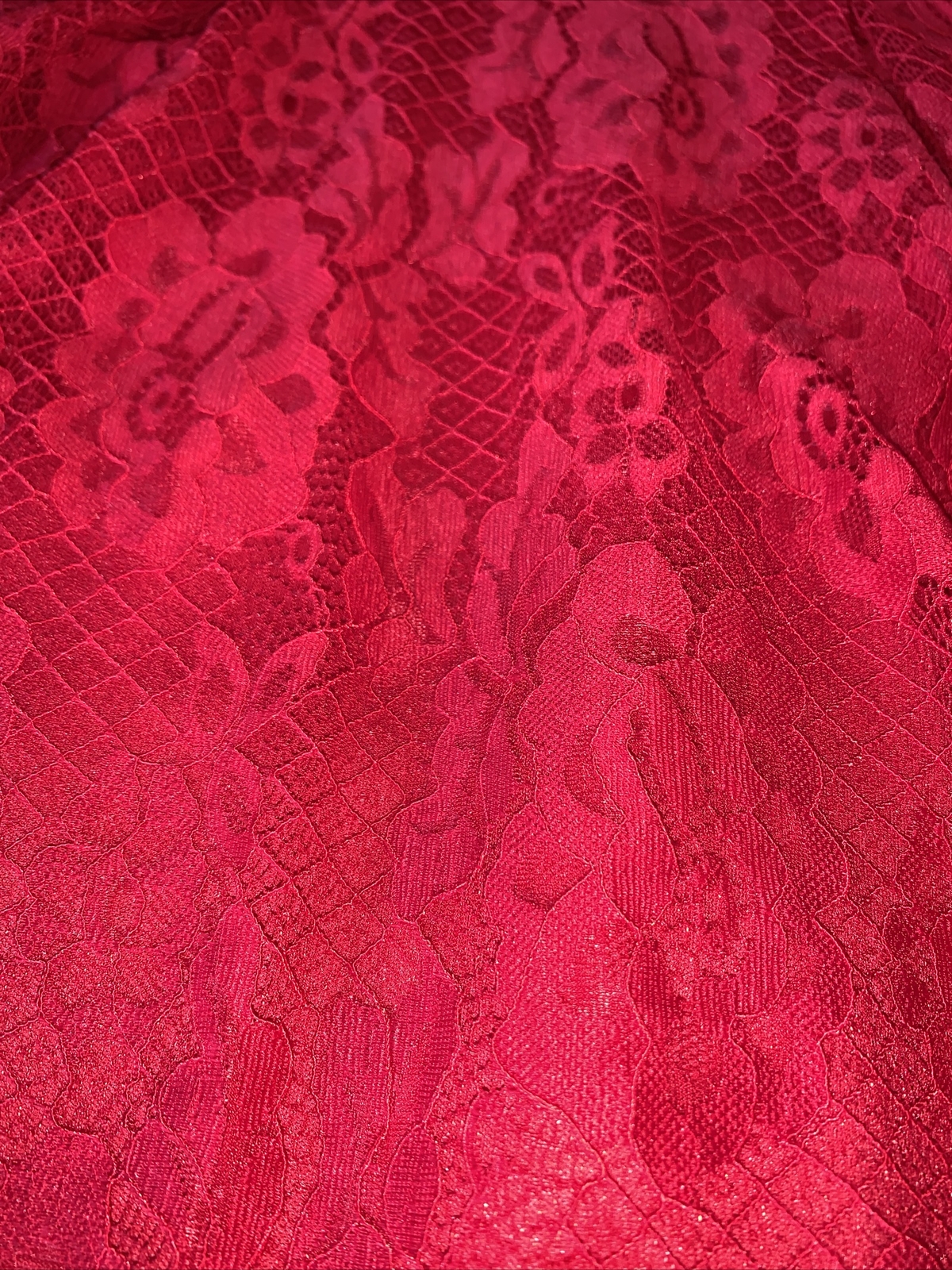 Speechless Juniors’ Red Lace Halter Sleeveless Formal Dress Size XS Retail $398