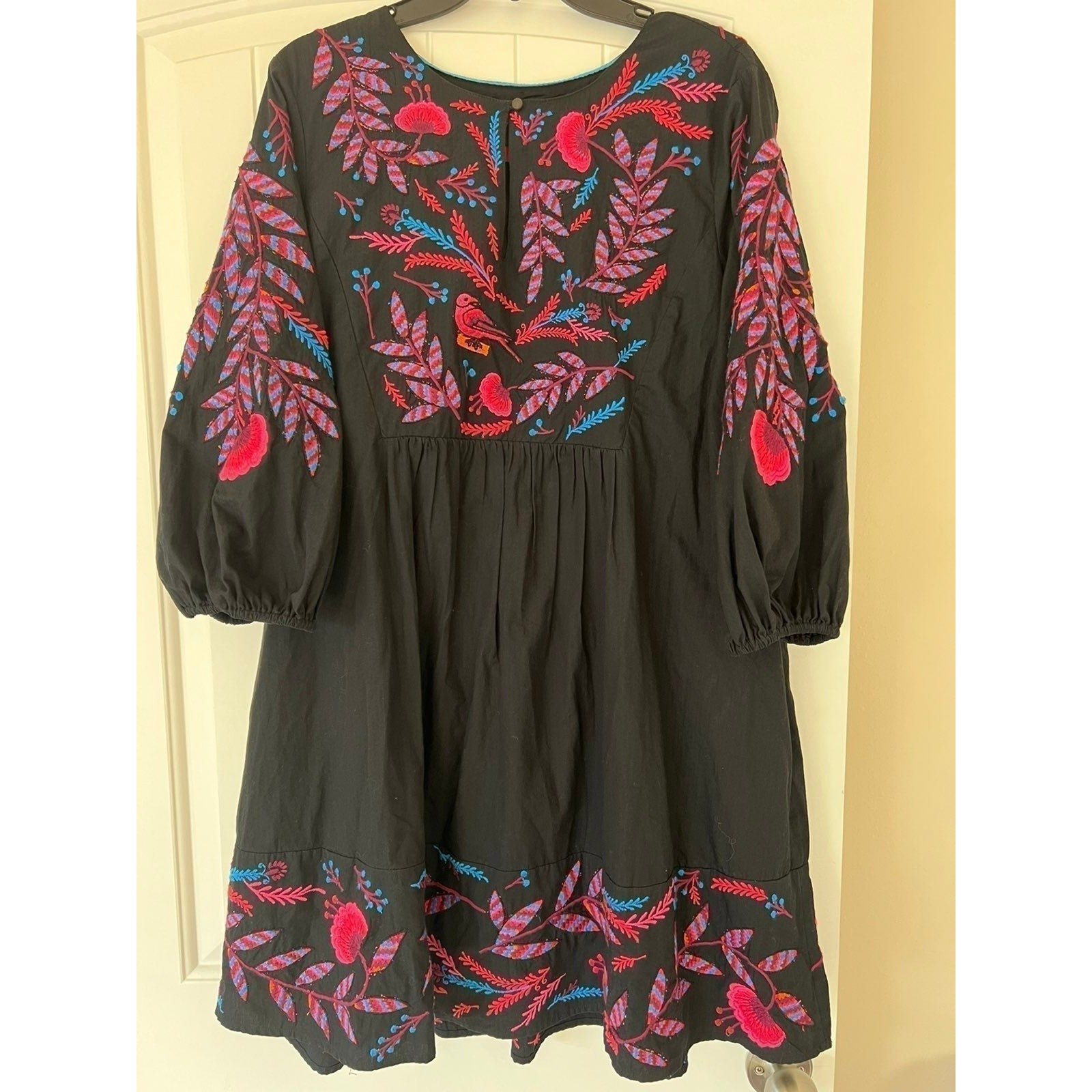 NWT❤️Anthropologie Maeve Embroidered Tunic Dress szL