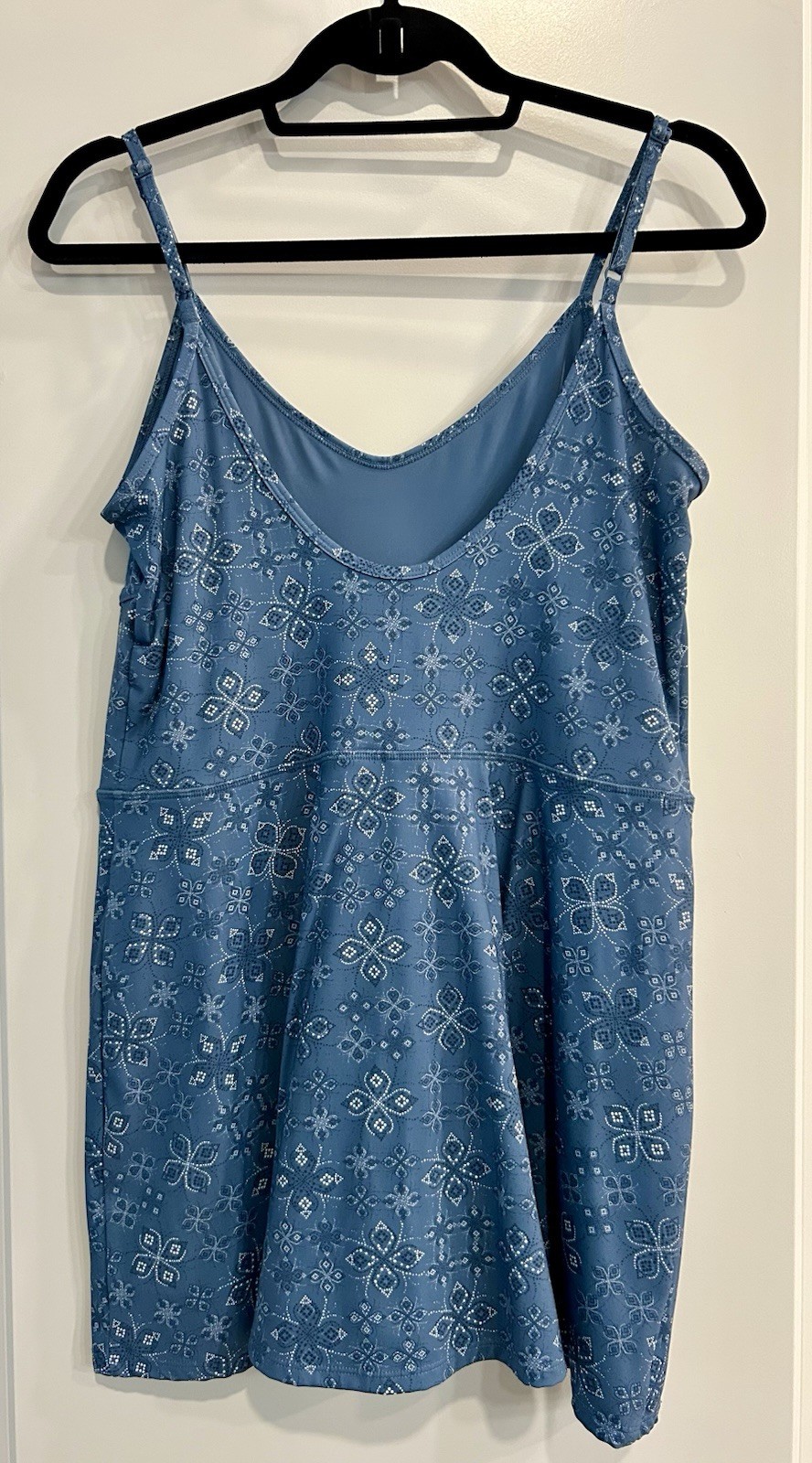 Joy Lab Blue Bandana Paisley Print Active Dress Size Large