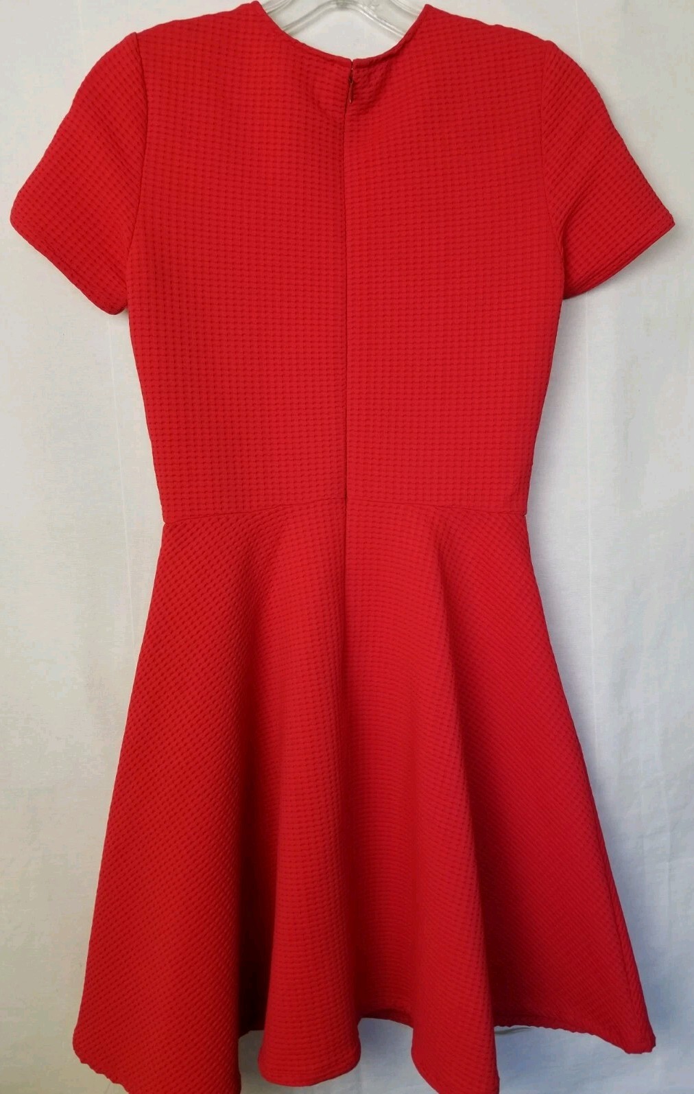 Opening Ceremony Dress Women Size Small Cherry Red Clos A-line Stretch Skater