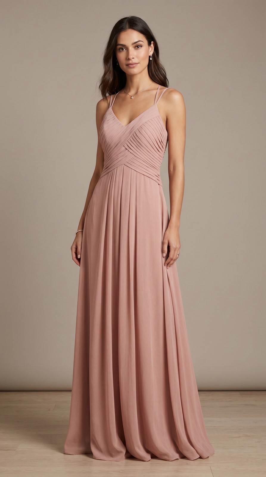 Azazie Soft Pink Dress | A2 | with a pocket | Used Good – Need Small Repair