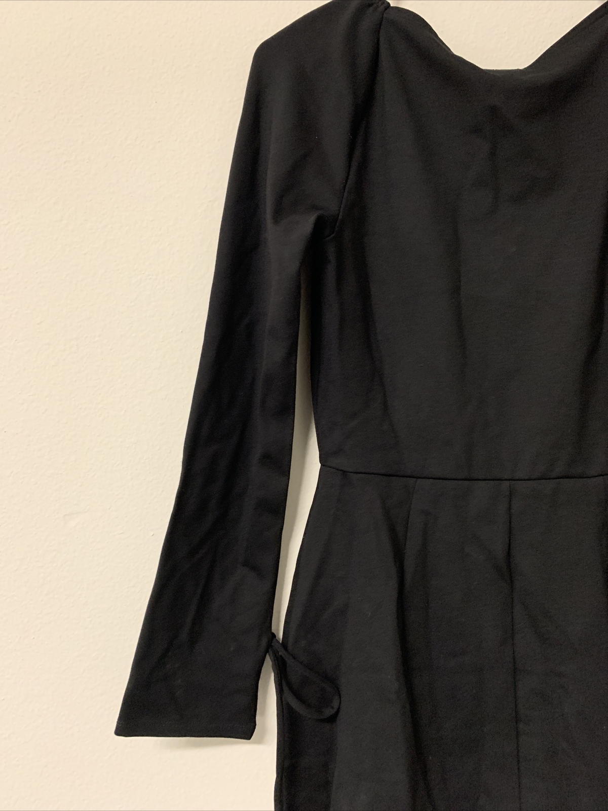 Miami for Francesca’s Black Long Flare Sleeve Mid Short Dress WOMENS SIZE MEDIUM