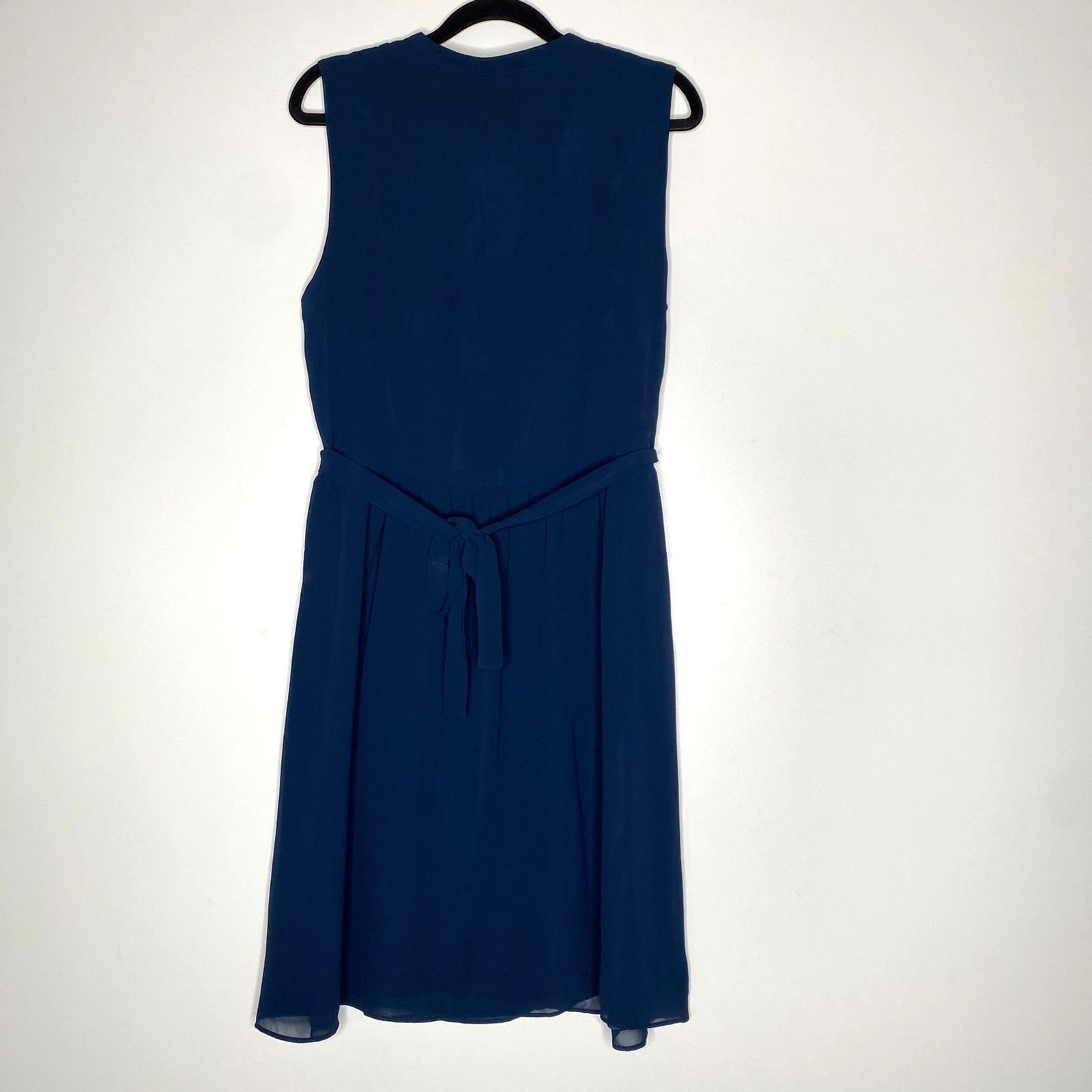 New Tommy Hilfiger Tie Waist Sleeveless Button Top Dress Women’s Size 12