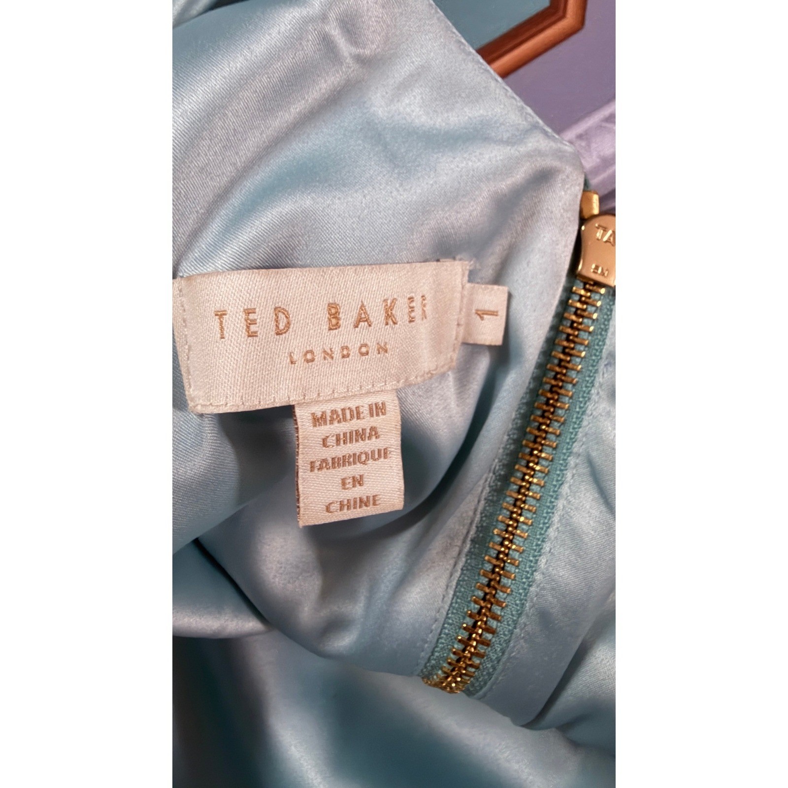Ted Baker Versailles Baroque Scarf Print Sheath Midi Dress Teds’1