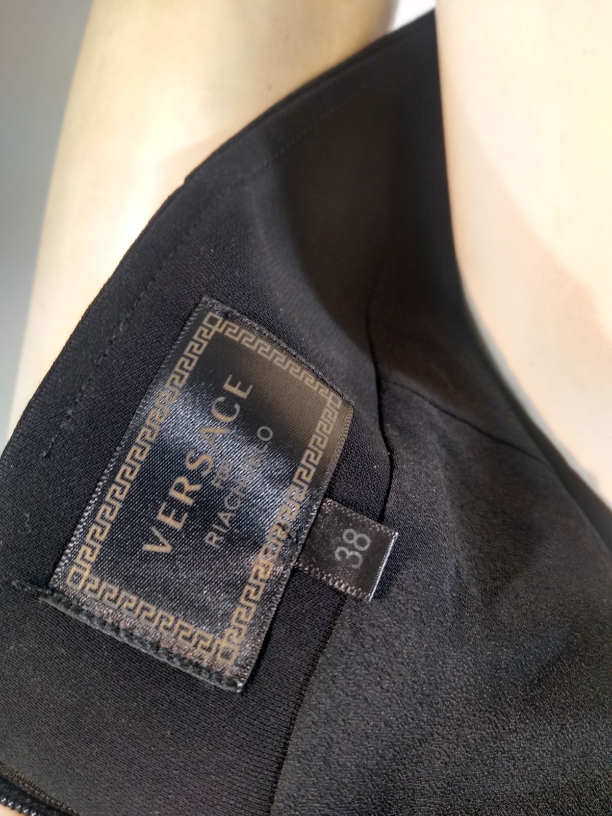 Versace runway Ad Campaign Bondage Dress rare Collab