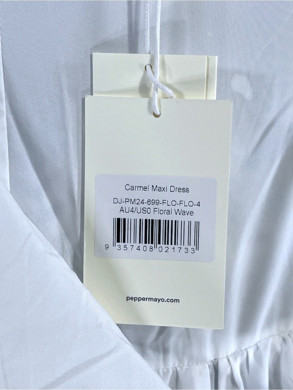 NWT Peppermayo Carmel Maxi Dress in Floral Wave Size US 0