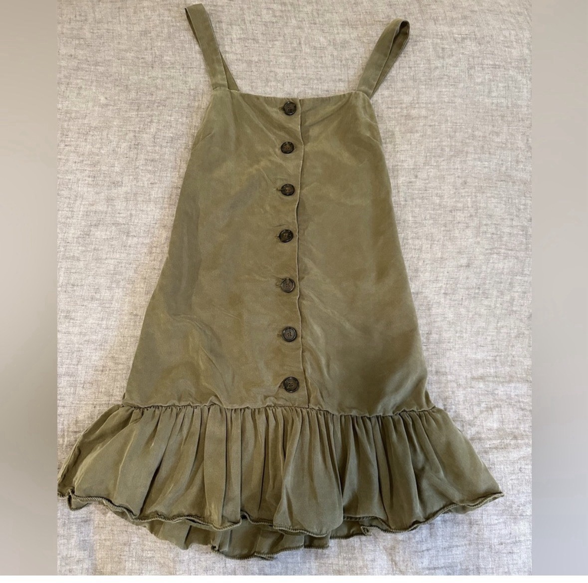 Lovers + Friends Chase Button Front Sleeveless Mini Dress Size XS