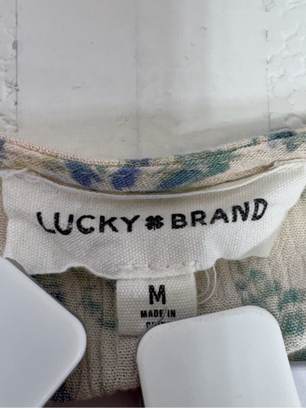 Lucky Brand Floral Rayon Blend Midi Dress Medium 3290
