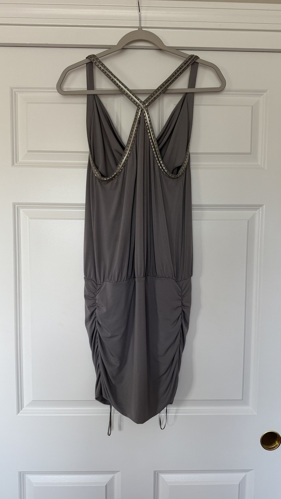 GUESS Sleeveless Open Back Chain Mini Dress Size Medium
