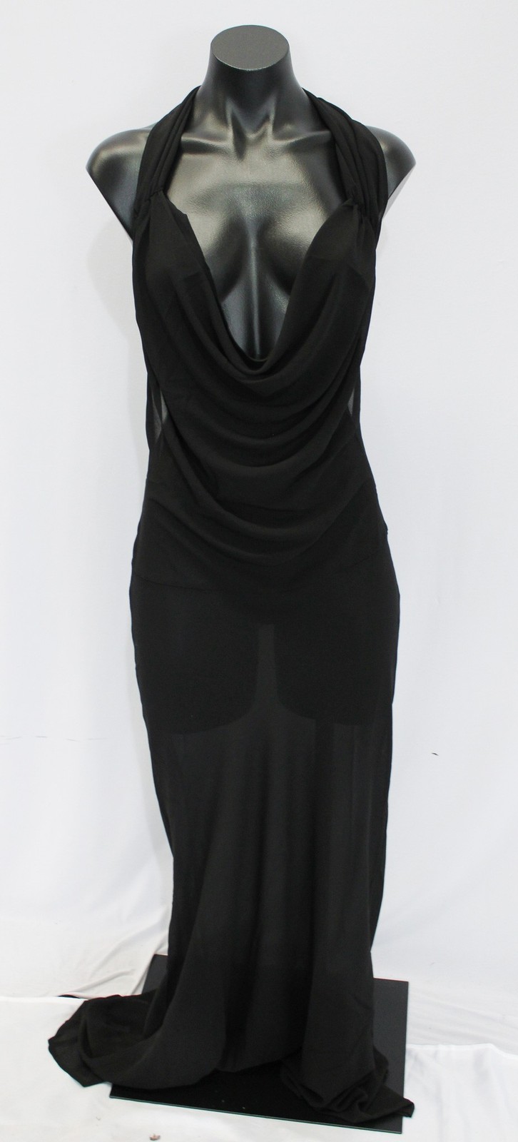 I.AM.GIA Women’s Solid Off The Shoulder Kahlo Maxi Dress AR8 Black Medium