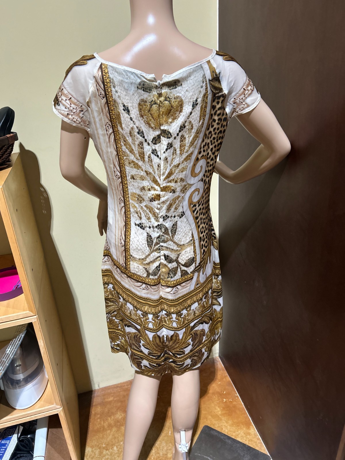 Roberto Cavalli “Just Cavalli” Tiger Face Print Dress Size IT 42/ US 6/ UK 10