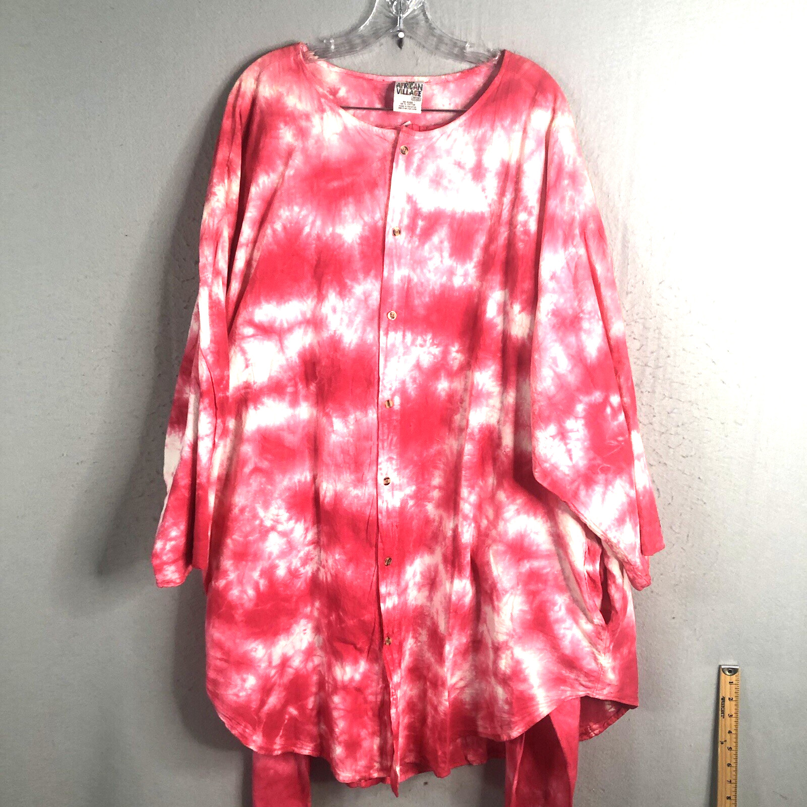 The African Village Frock Womens One Size Tie Dye Hippie Artsy Boho Set NEW