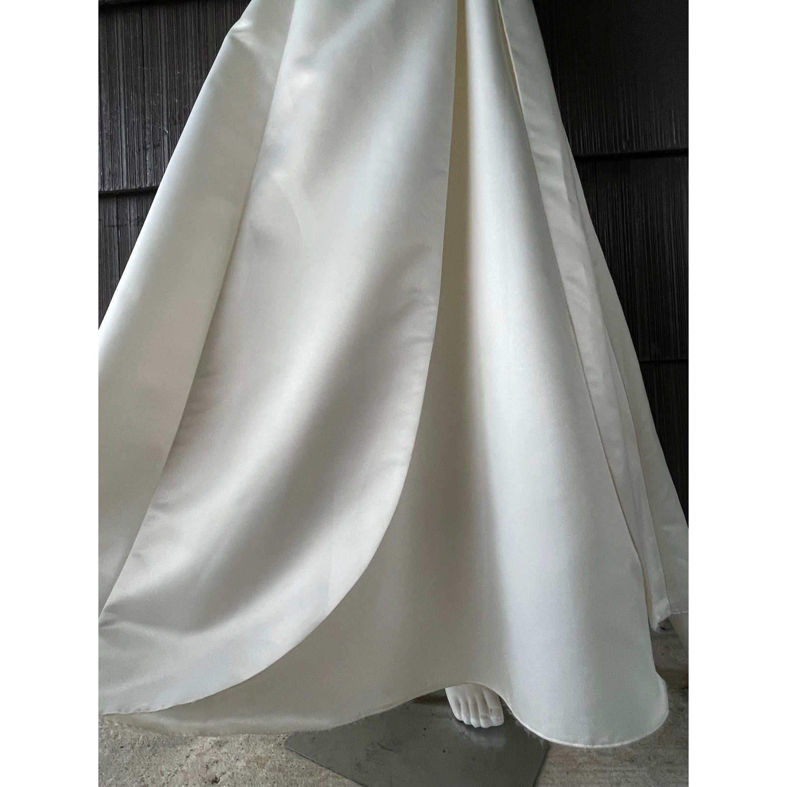 Y2K Scott McClintock Strapless Ivory Wedding Formal Dress Classic Princess Gown