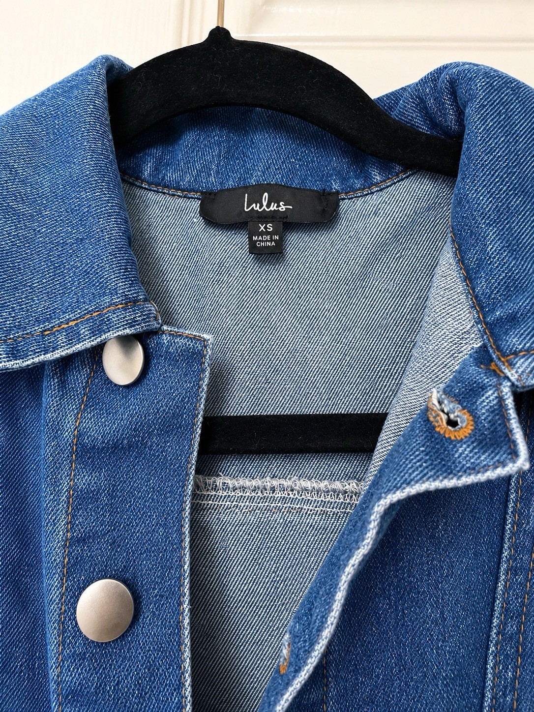 Lulus Denim Button-Front Mini Dress – XS – Excellent Condition