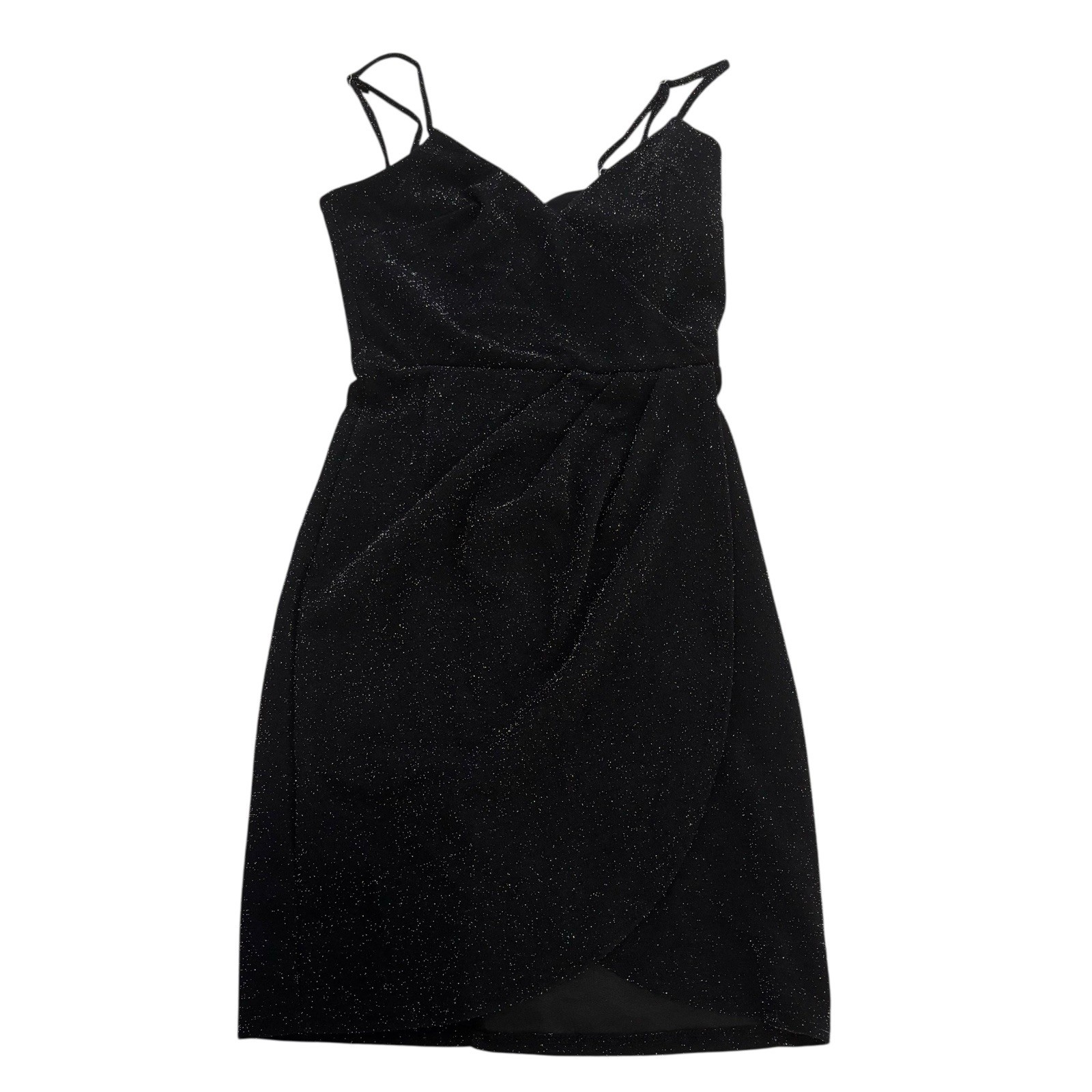 Altar’d State Black Metallic Sleeveless Mini Dress Size XXS Glam Sexy Holiday
