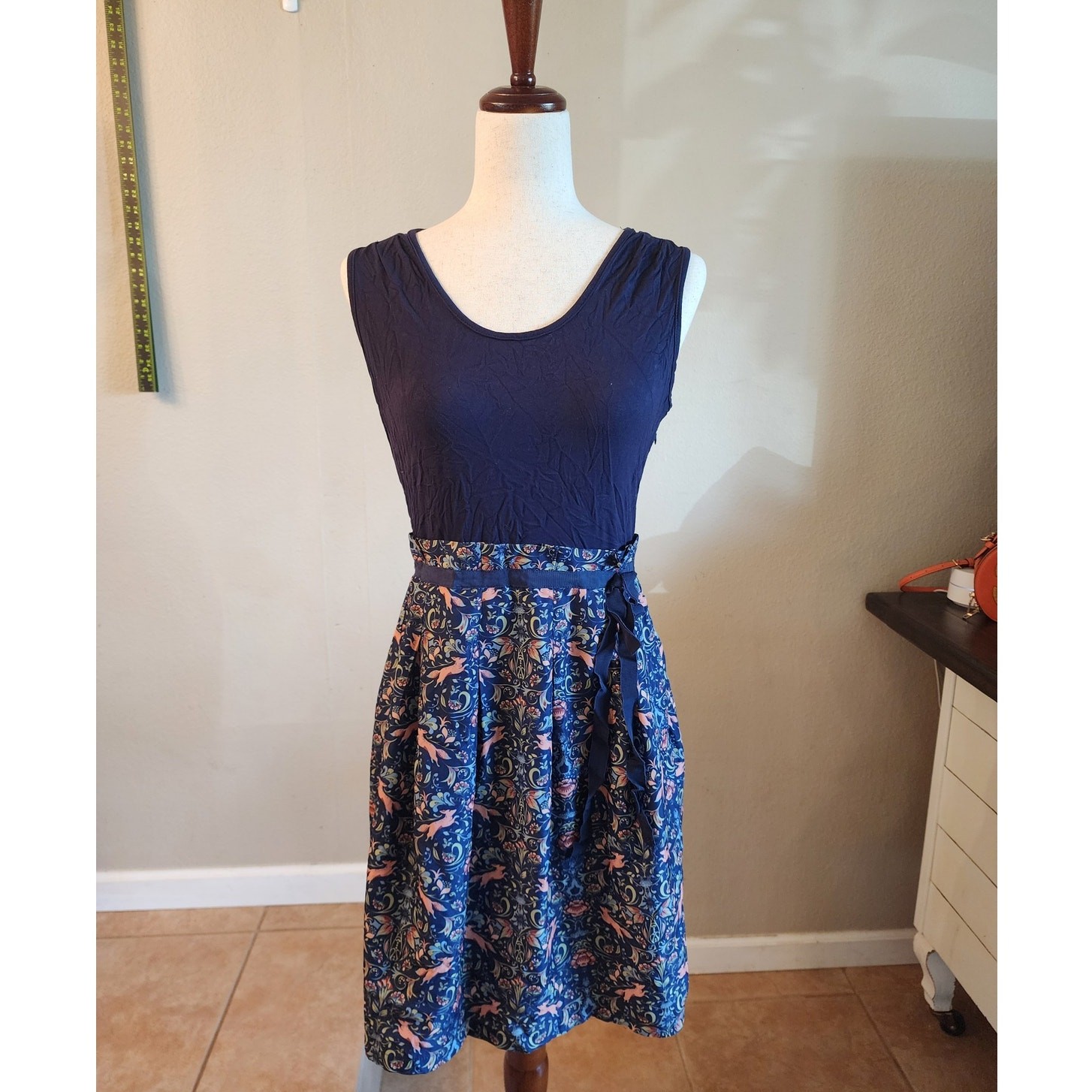 Pink Martini Women’s Fit and Flare Dress SZ Medium Fox