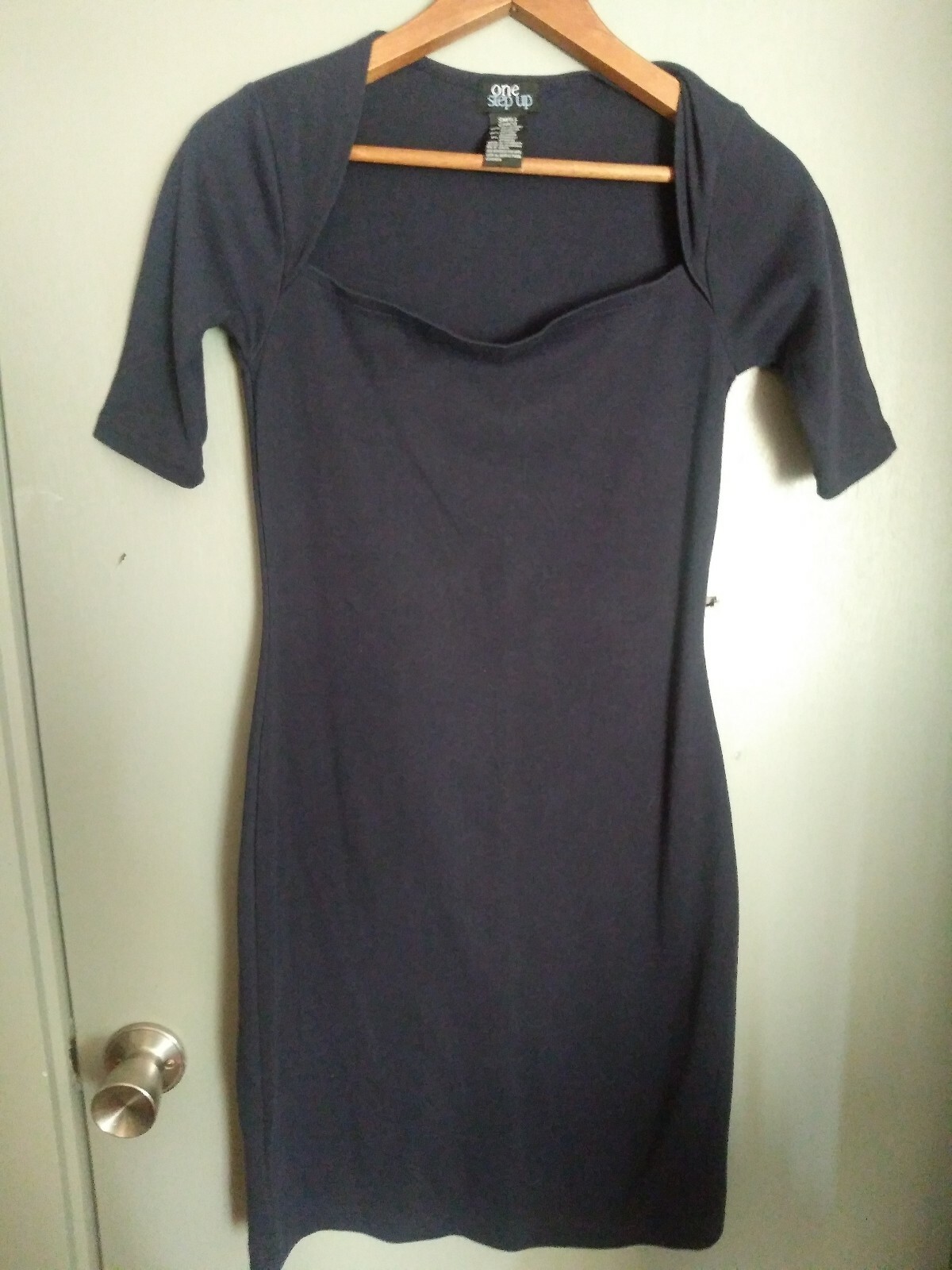 One Step Up Navy Blue Dress Size Small