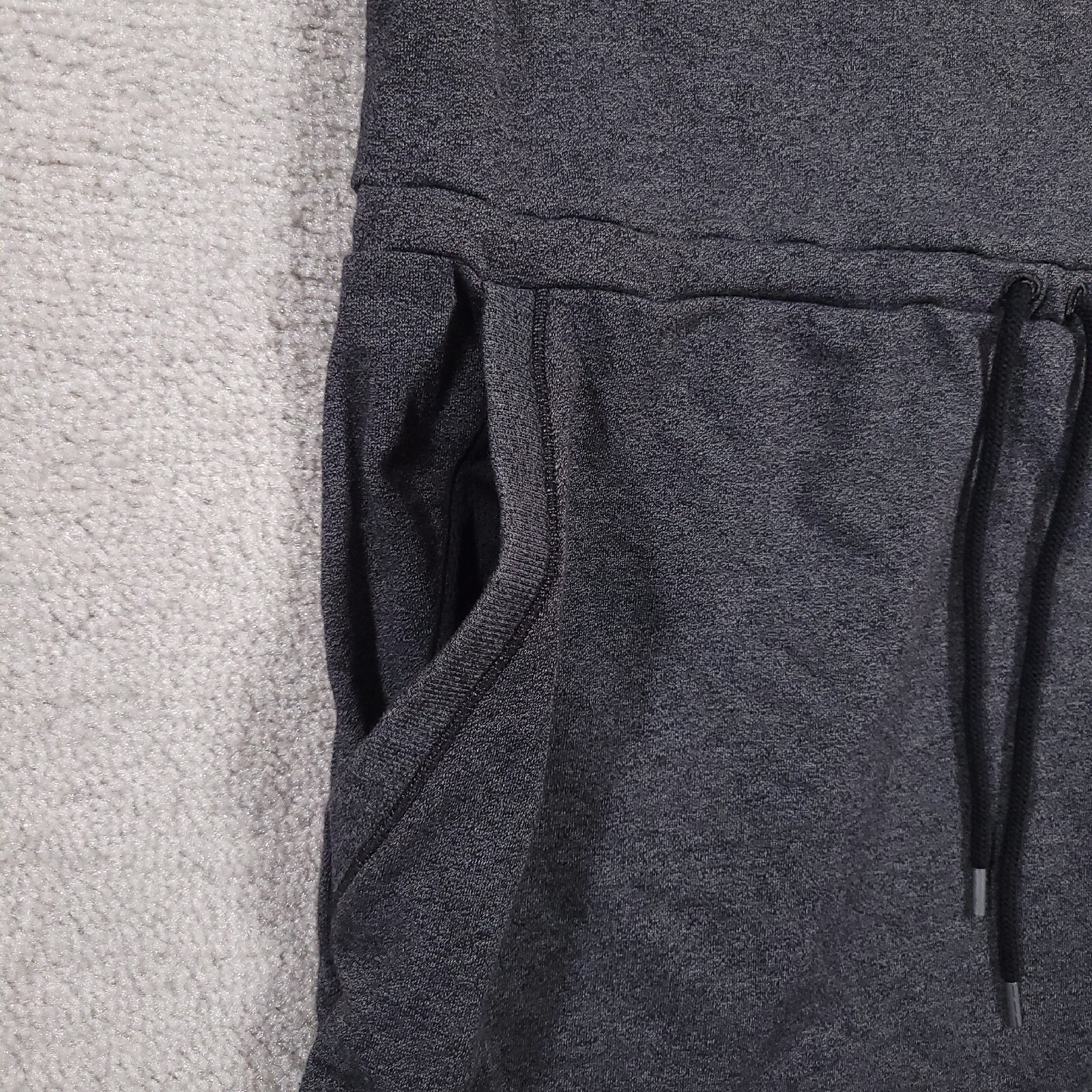 Under Armour Threadborne Shoreline Terry Dress Women’s Large Gray Pockets Cinch