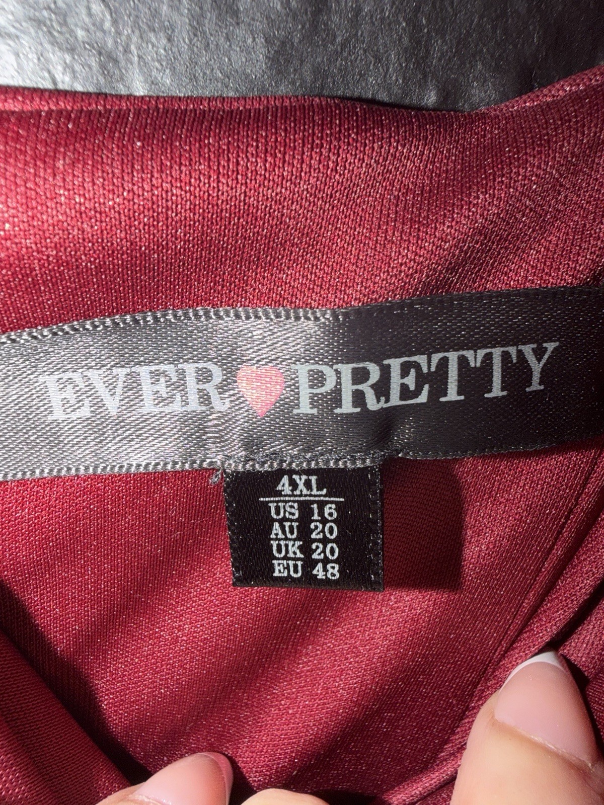 Ever-Pretty Red Sequin V-Neck Strappy Sleeveless Long Gown Formal 4XL