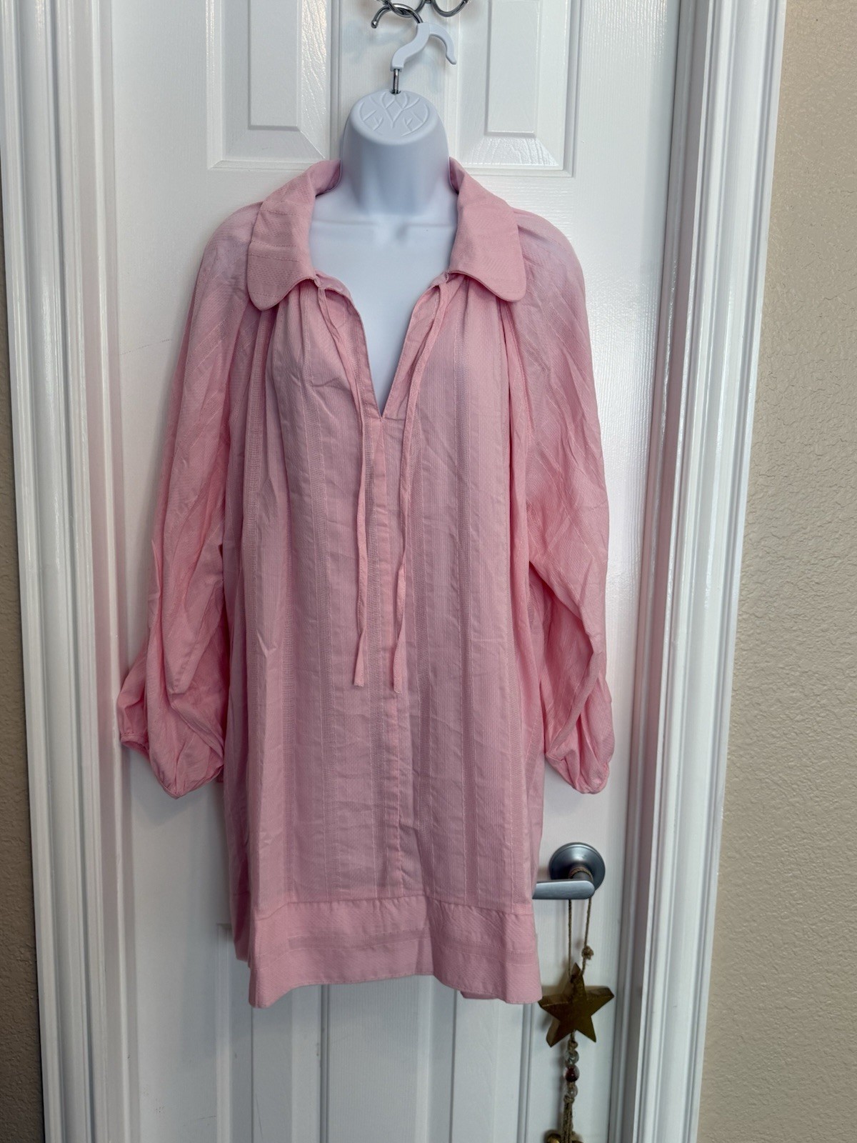 New GIGIO USA M Long Leave Dress Rose Short To The Knee 3.11 11@ Women